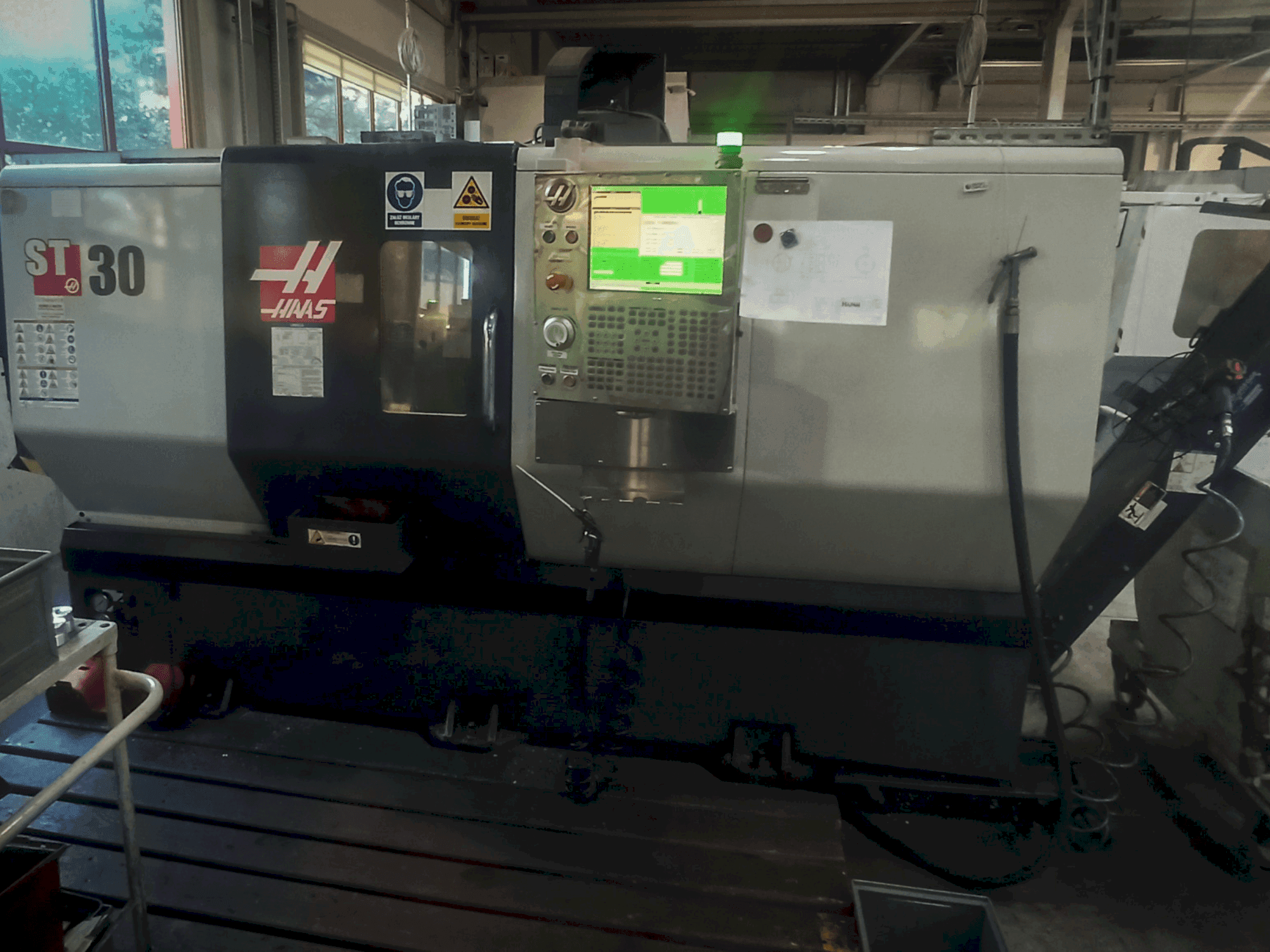 Front view of HAAS ST-30 machine