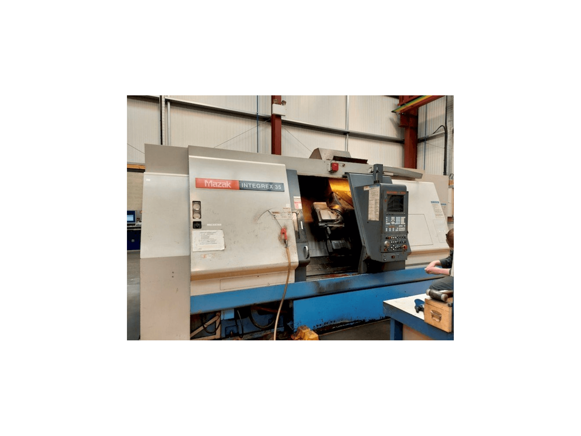 Front view of Mazak INTEGREX 35Y machine
