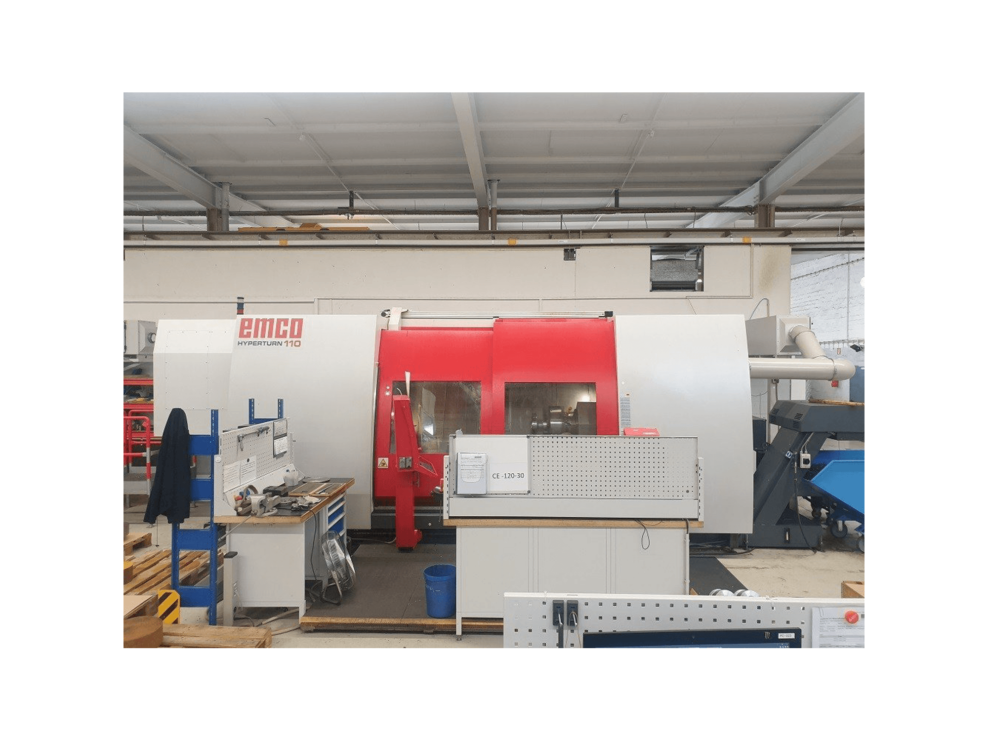 Front view of EMCO Hyperturn 110 machine