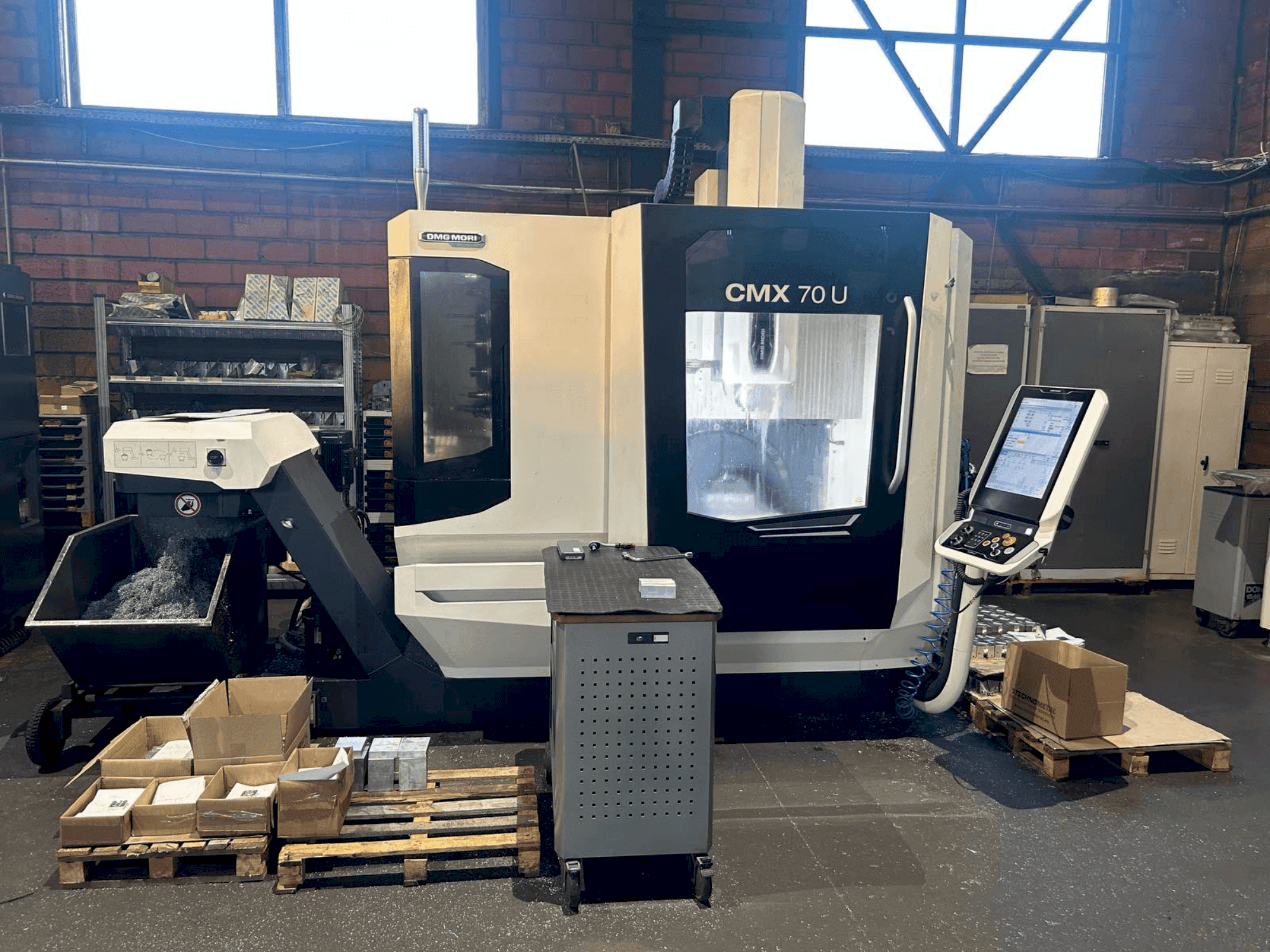 Front view of DMG MORI CMX 70U (2022) machine