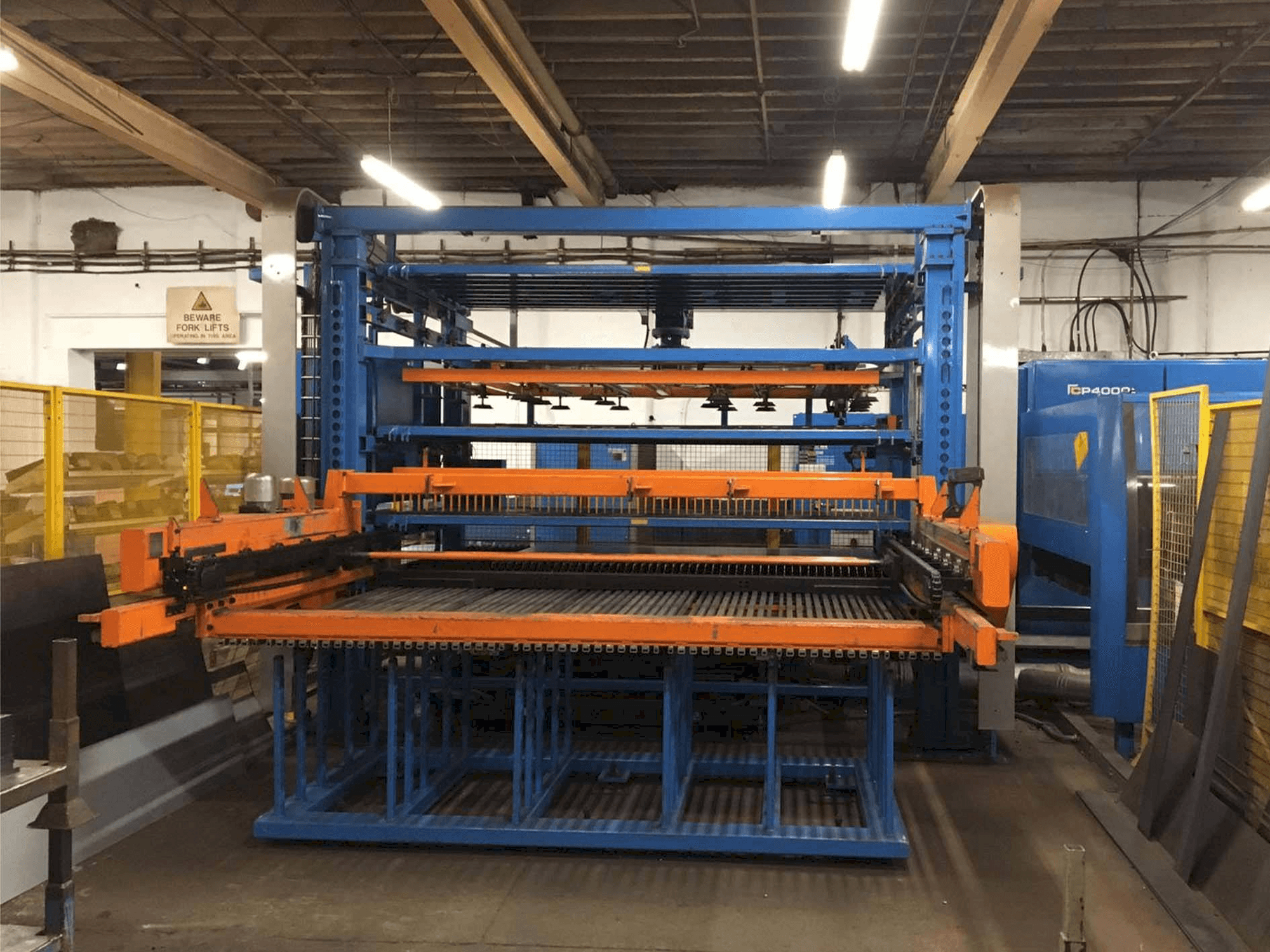 Front view of Prima Power Platino 1530 4,0kW CO2 machine