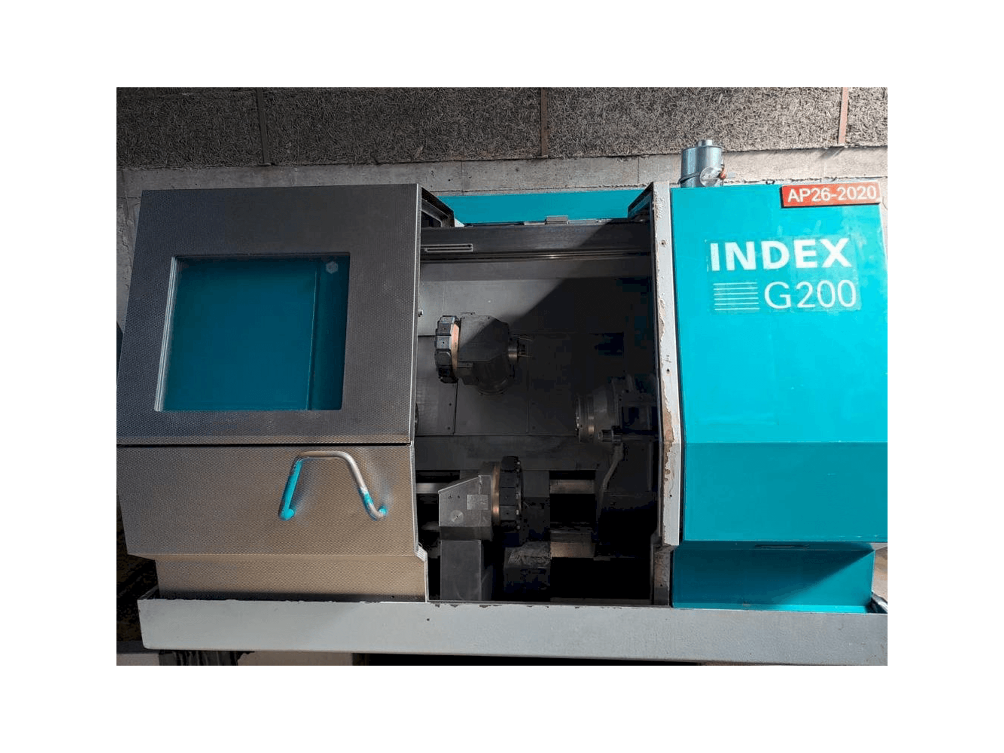 Front view of Index G200 machine