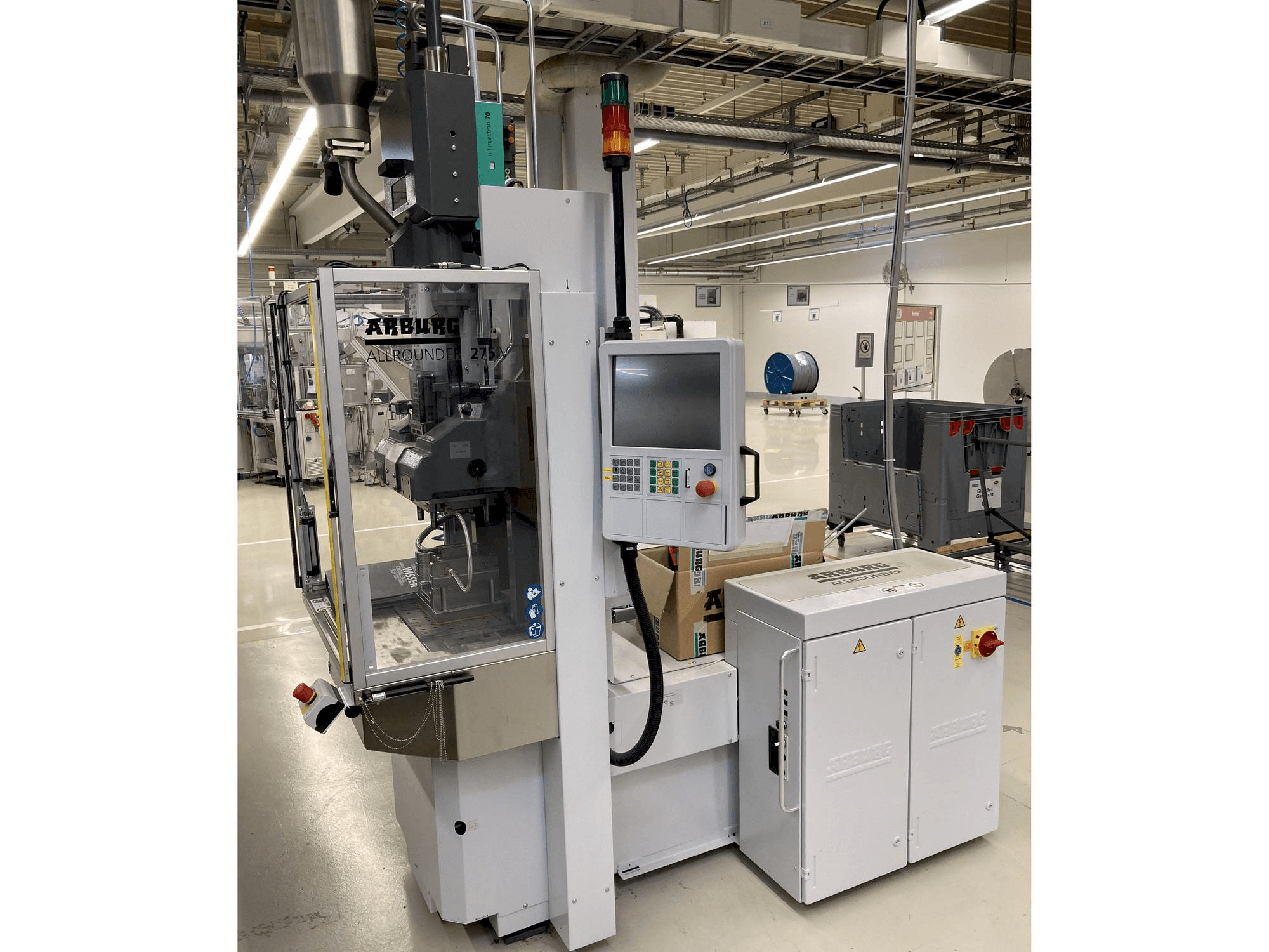 Front view of Arburg Allrounder 275 V 250-70 machine