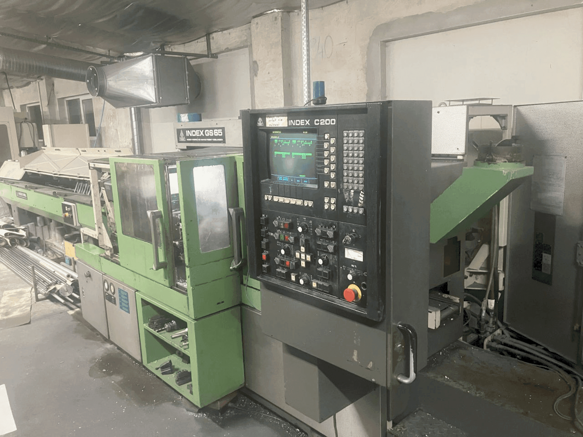 Front view of Index GS65 machine