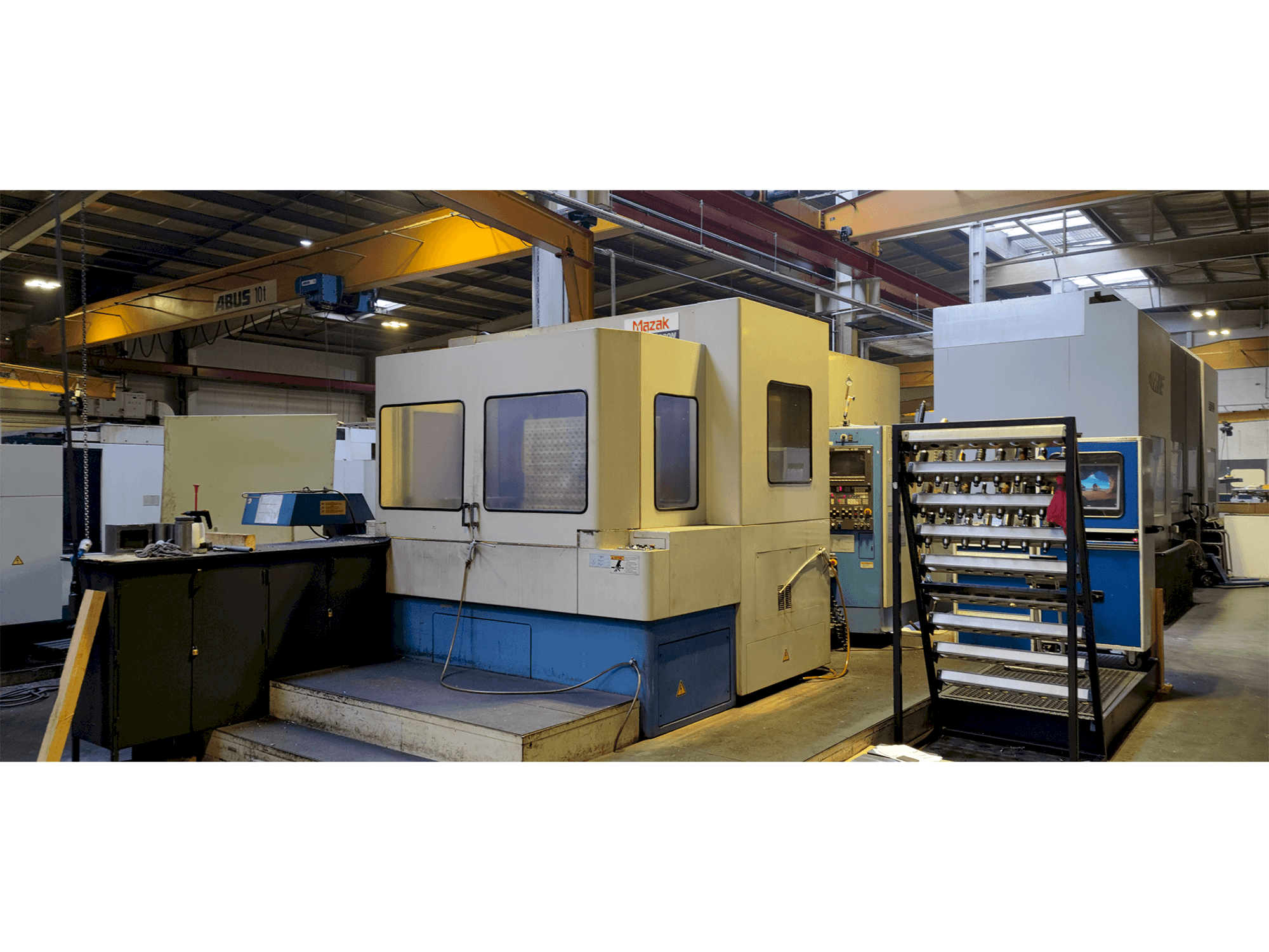 Front view of Mazak H-630 N machine