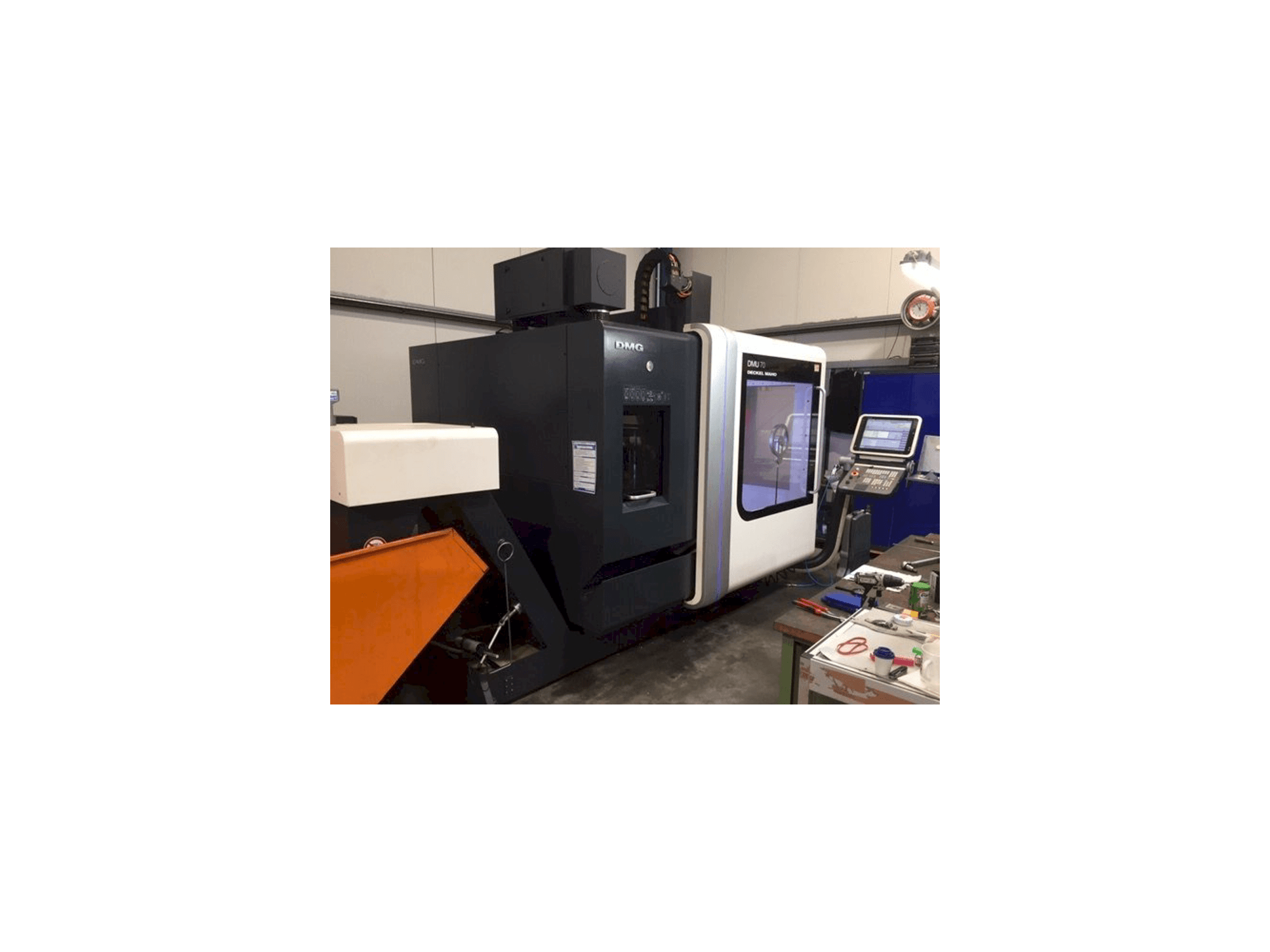 Front view of DECKEL MAHO DMU 70 machine