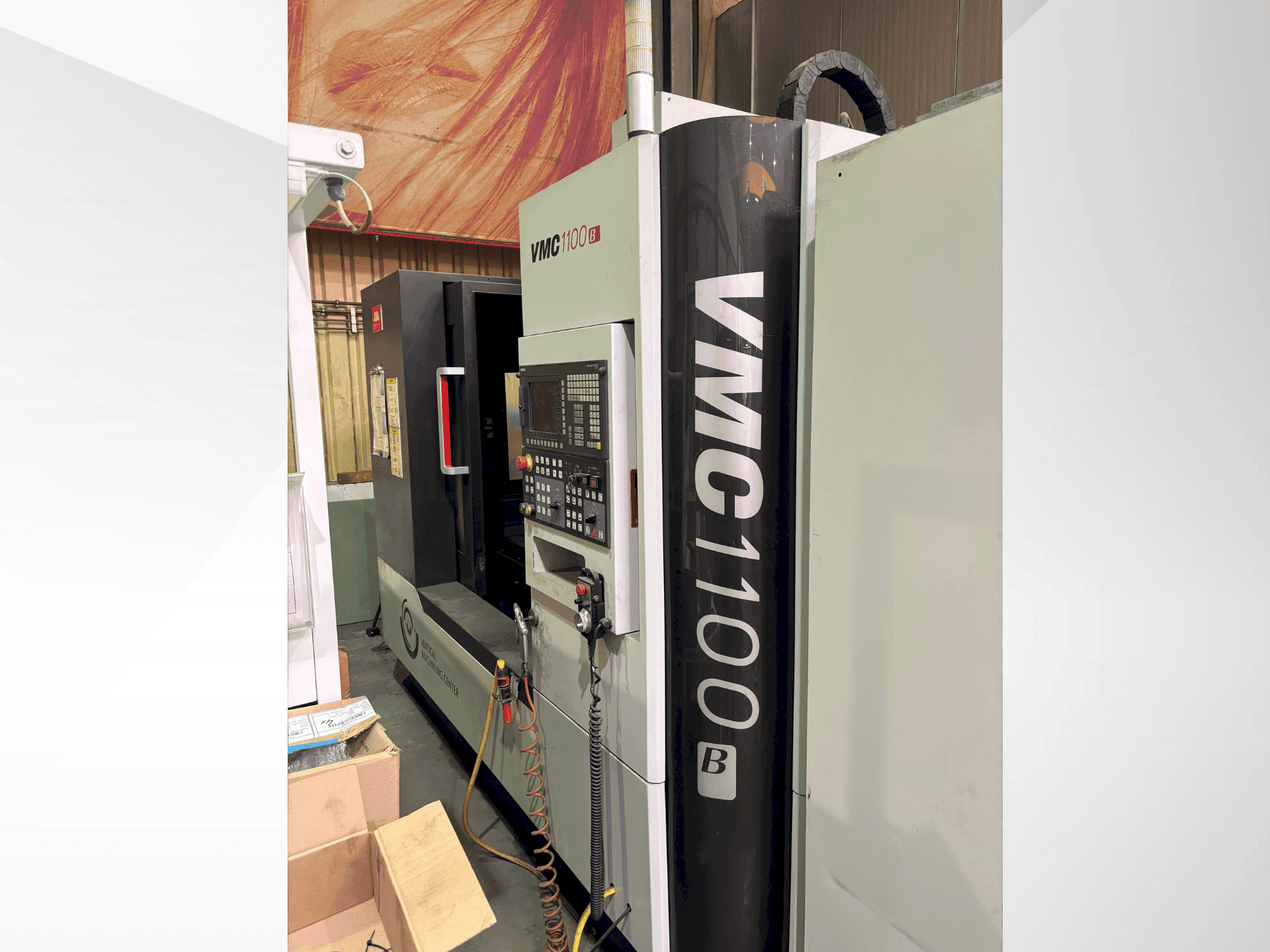 Front view of SMTCL vmc 1100B machine