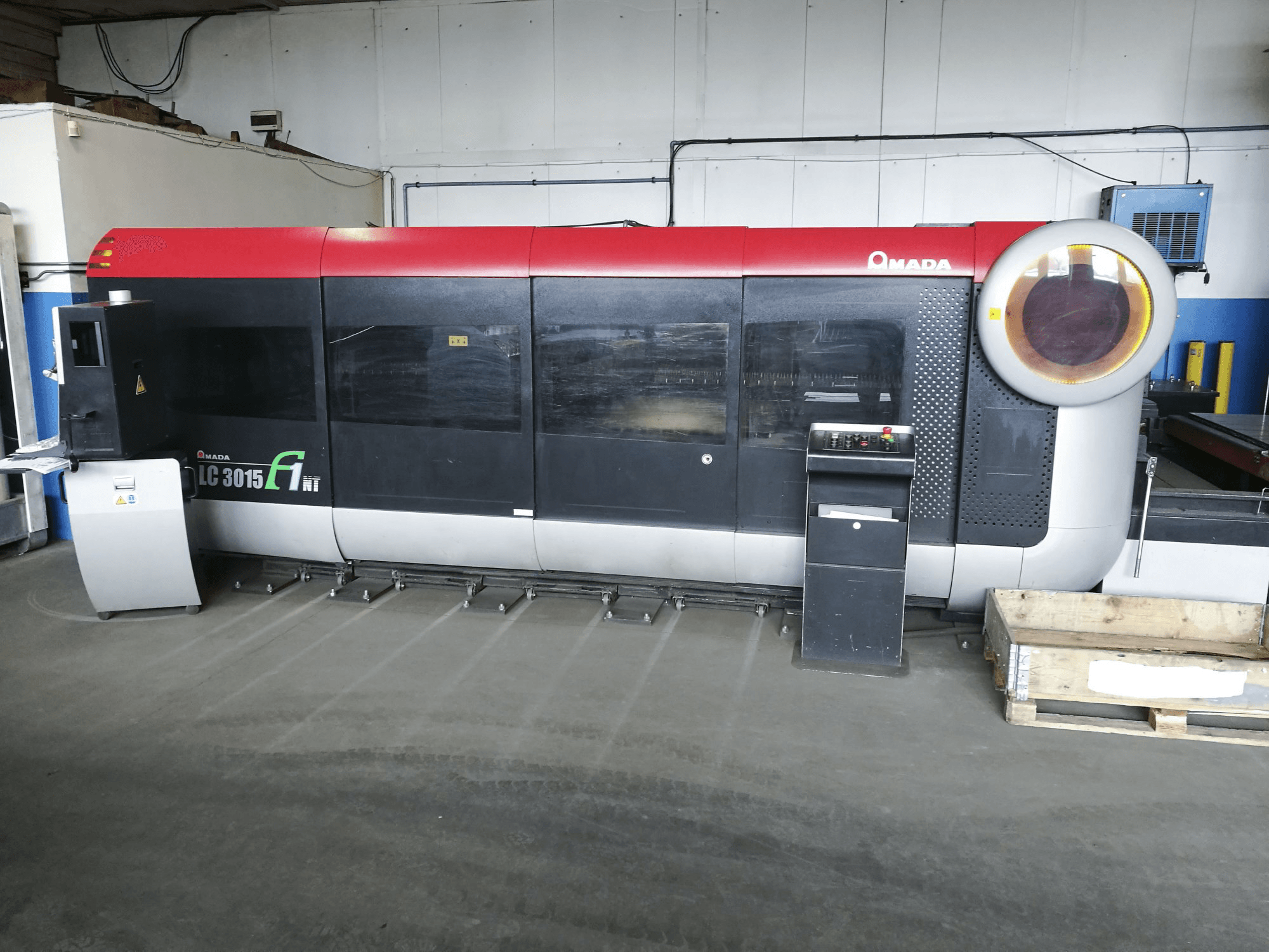 Front view of AMADA LC3015 F1NT Machine