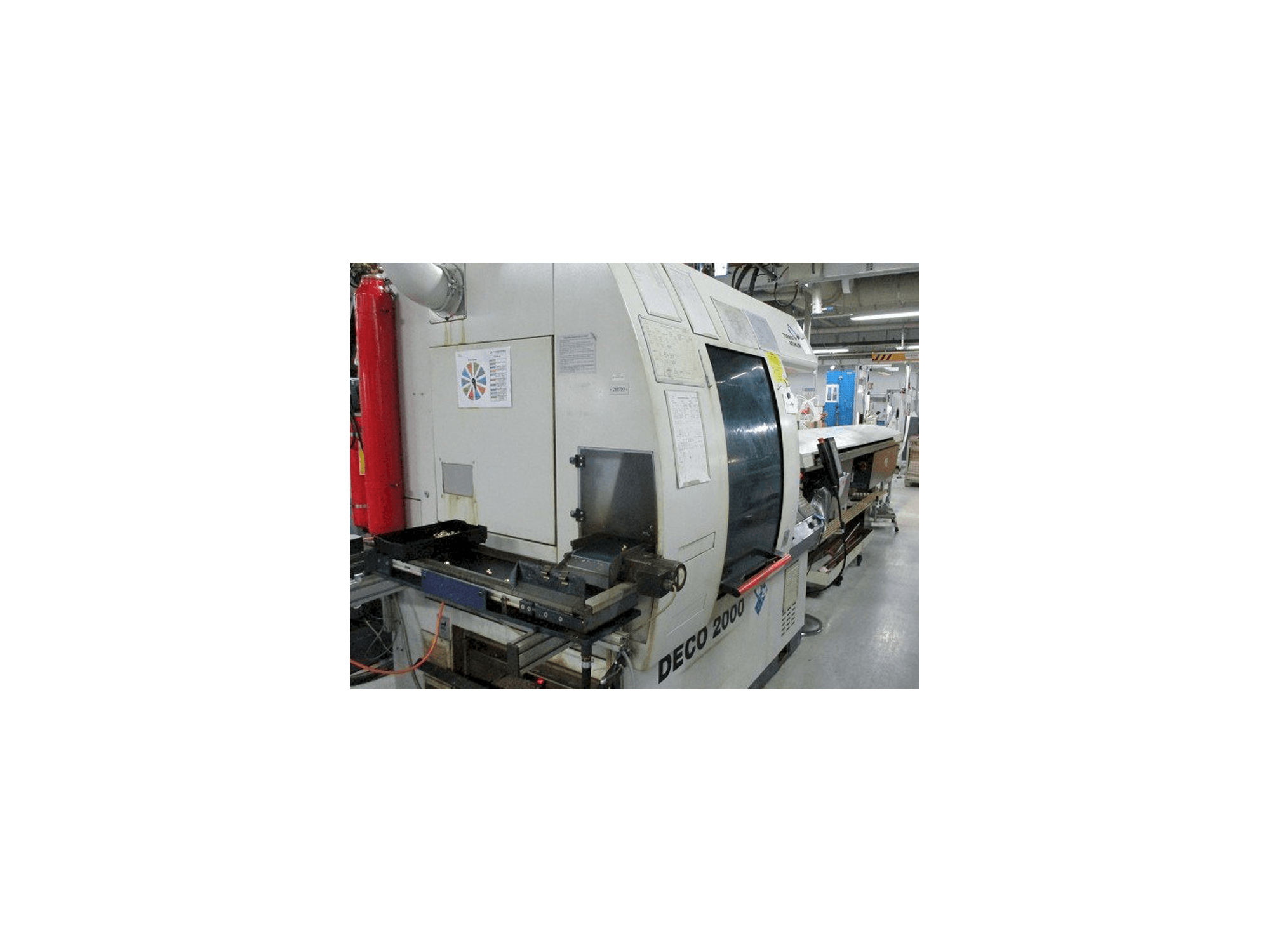 Left side view of Tornos-Bechler DECO 20 machine