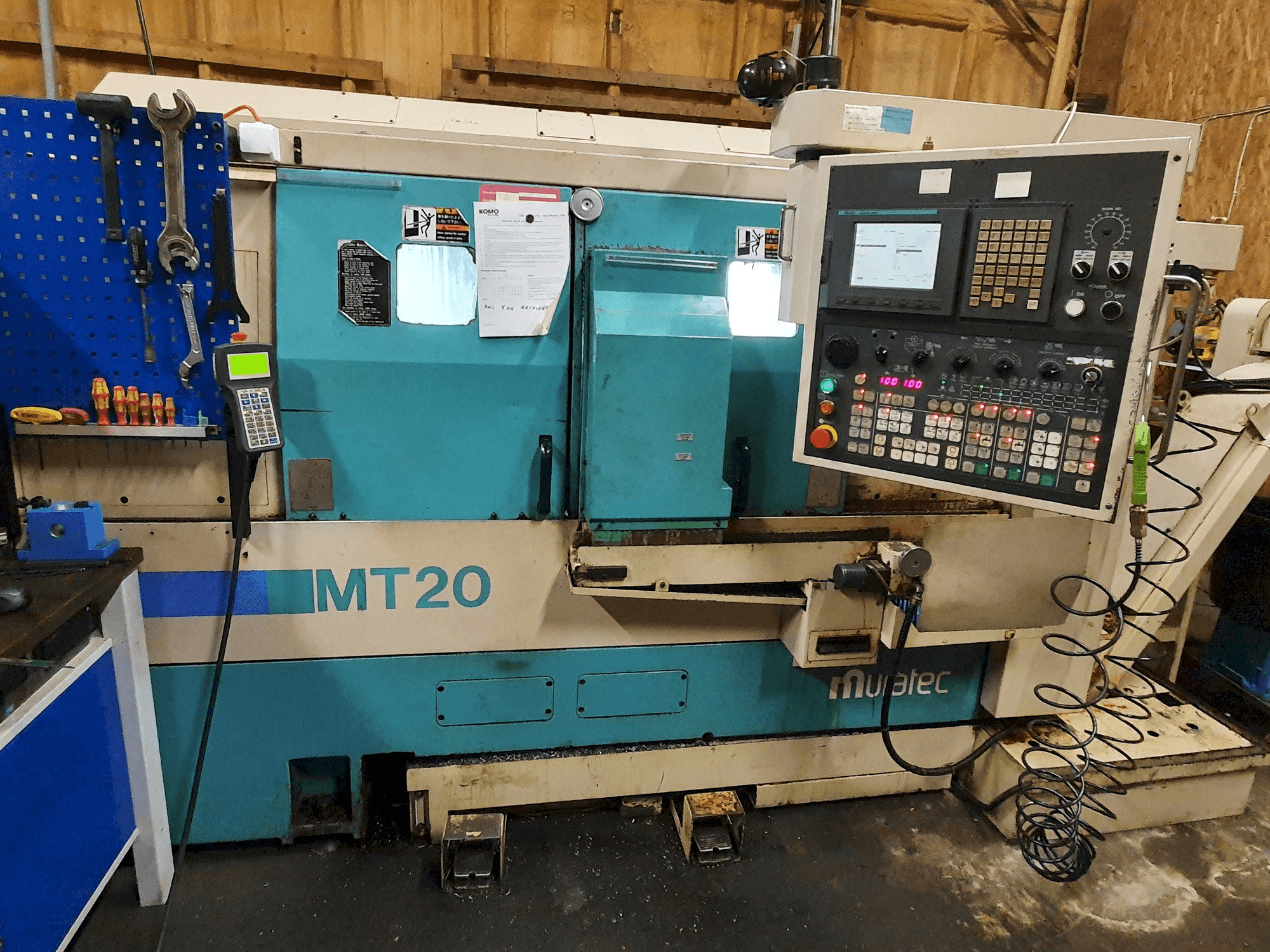 Front view of Muratec MT20 machine