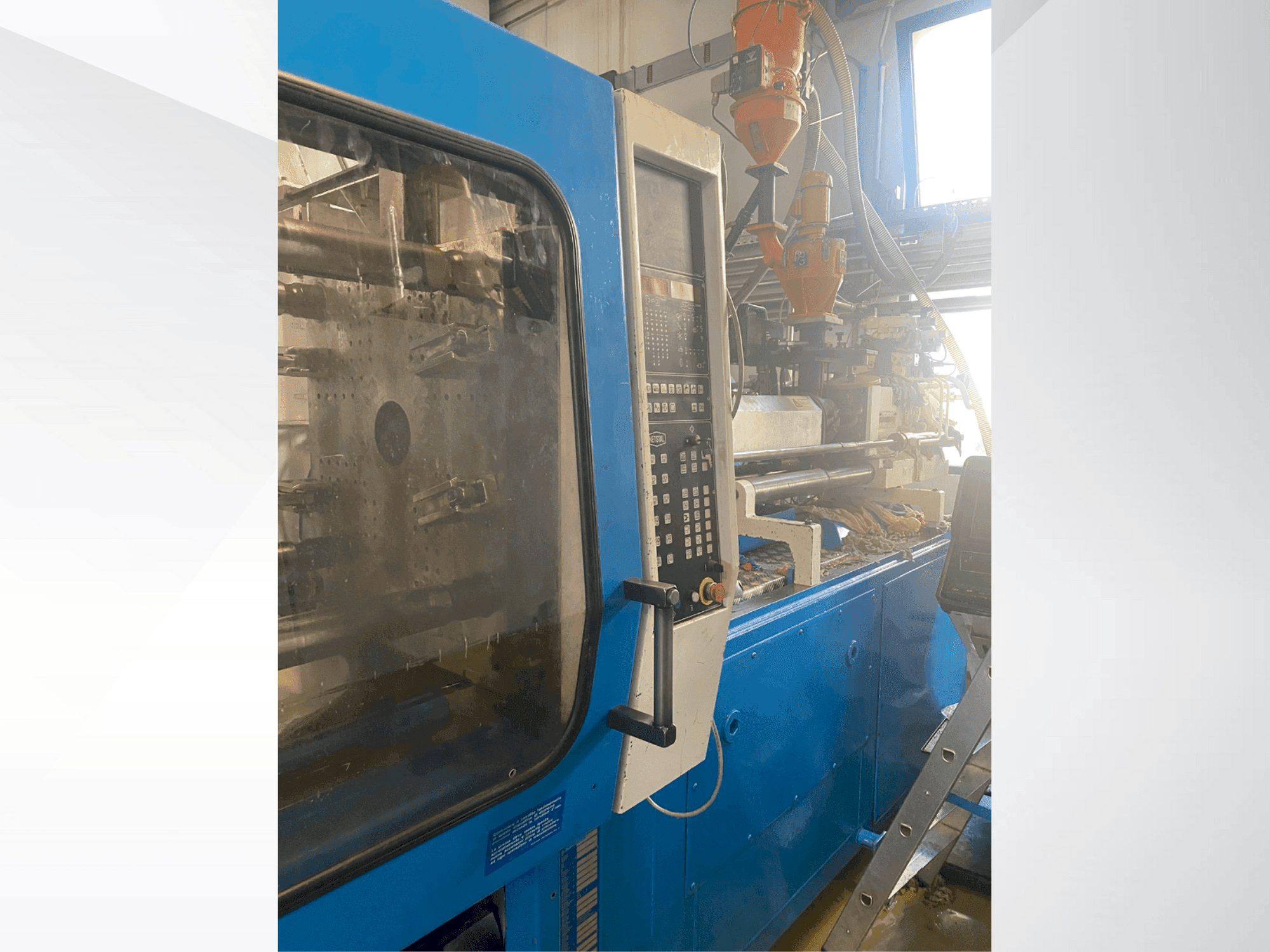 Front view of Netstal S-1000-460 machine