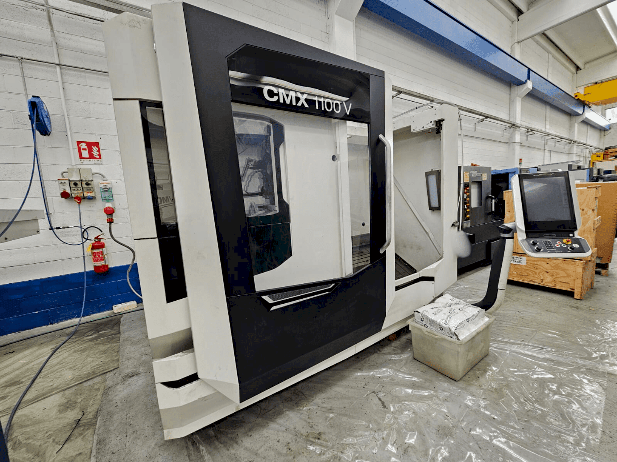 Front view of DMG MORI CMX 1100V machine