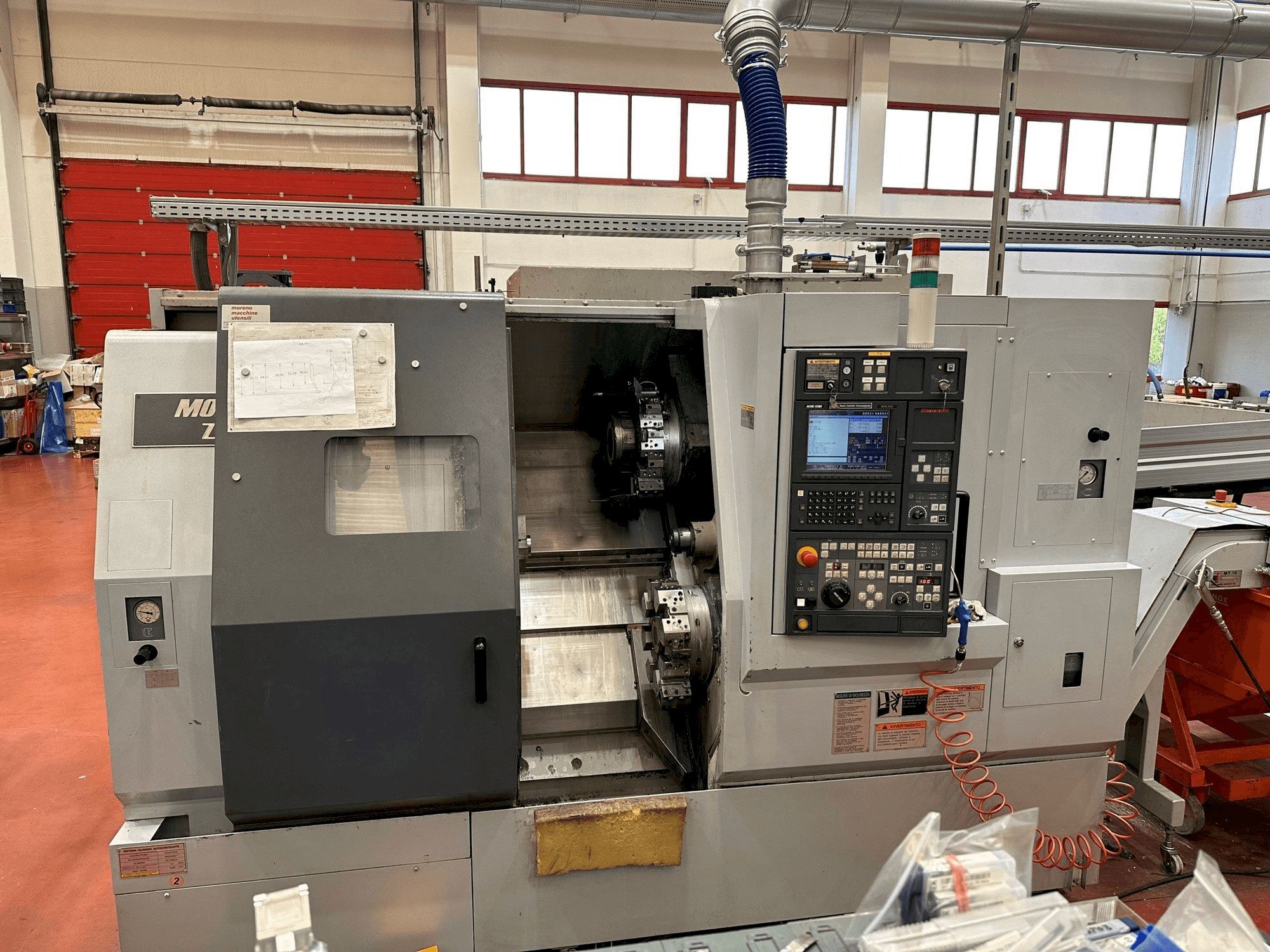 Front view of MORI SEIKI ZL 203 MC machine