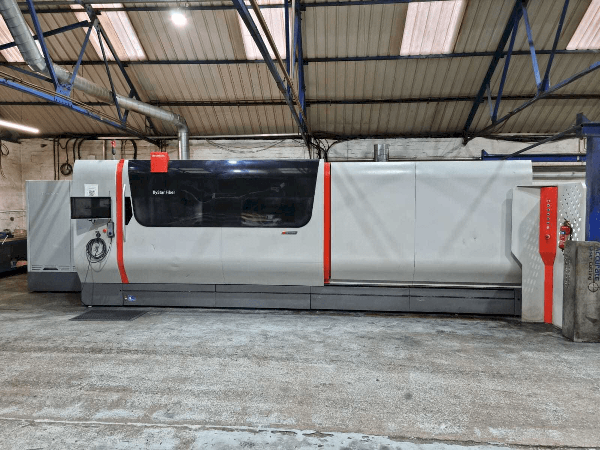 Front view of Bystronic Bystar Fiber 4020 10KW machine
