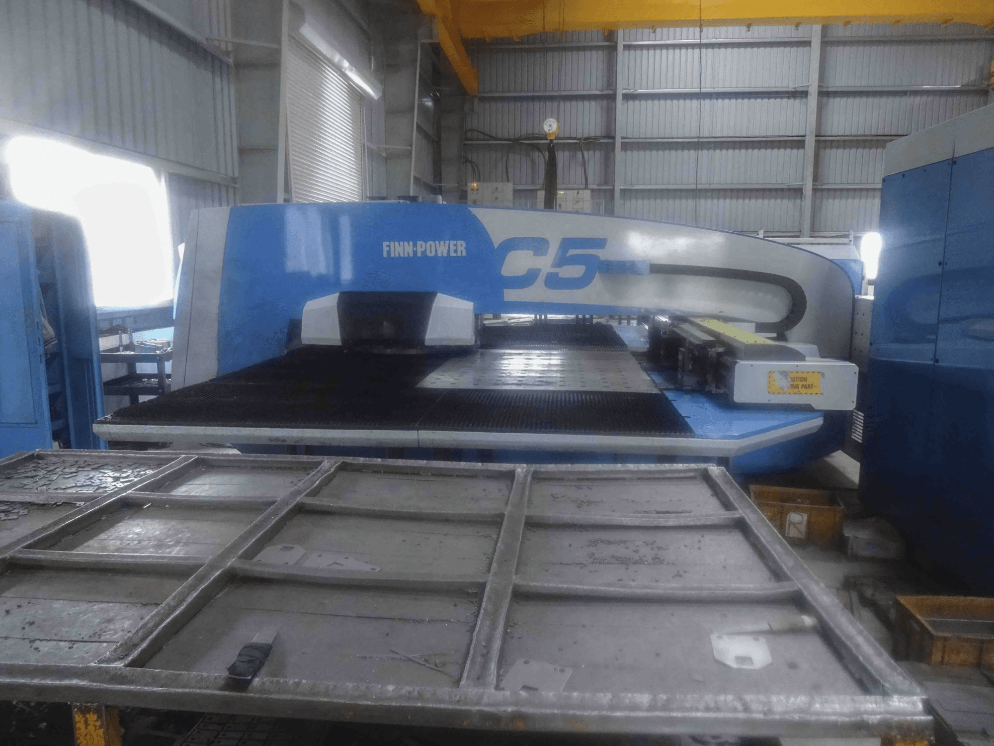 Front view of Finn-Power C5 machine