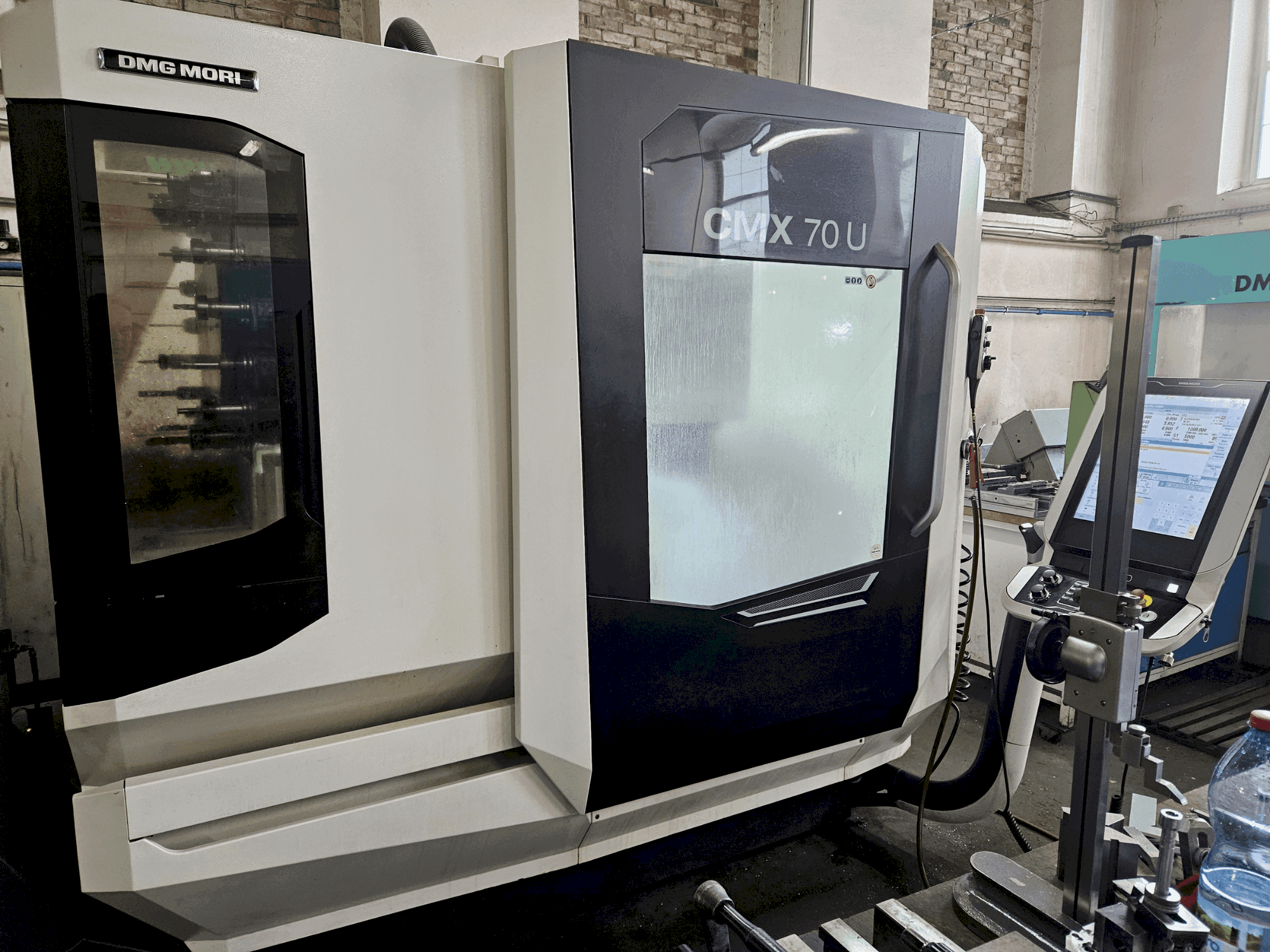 Front view of DMG MORI CMX 70U machine
