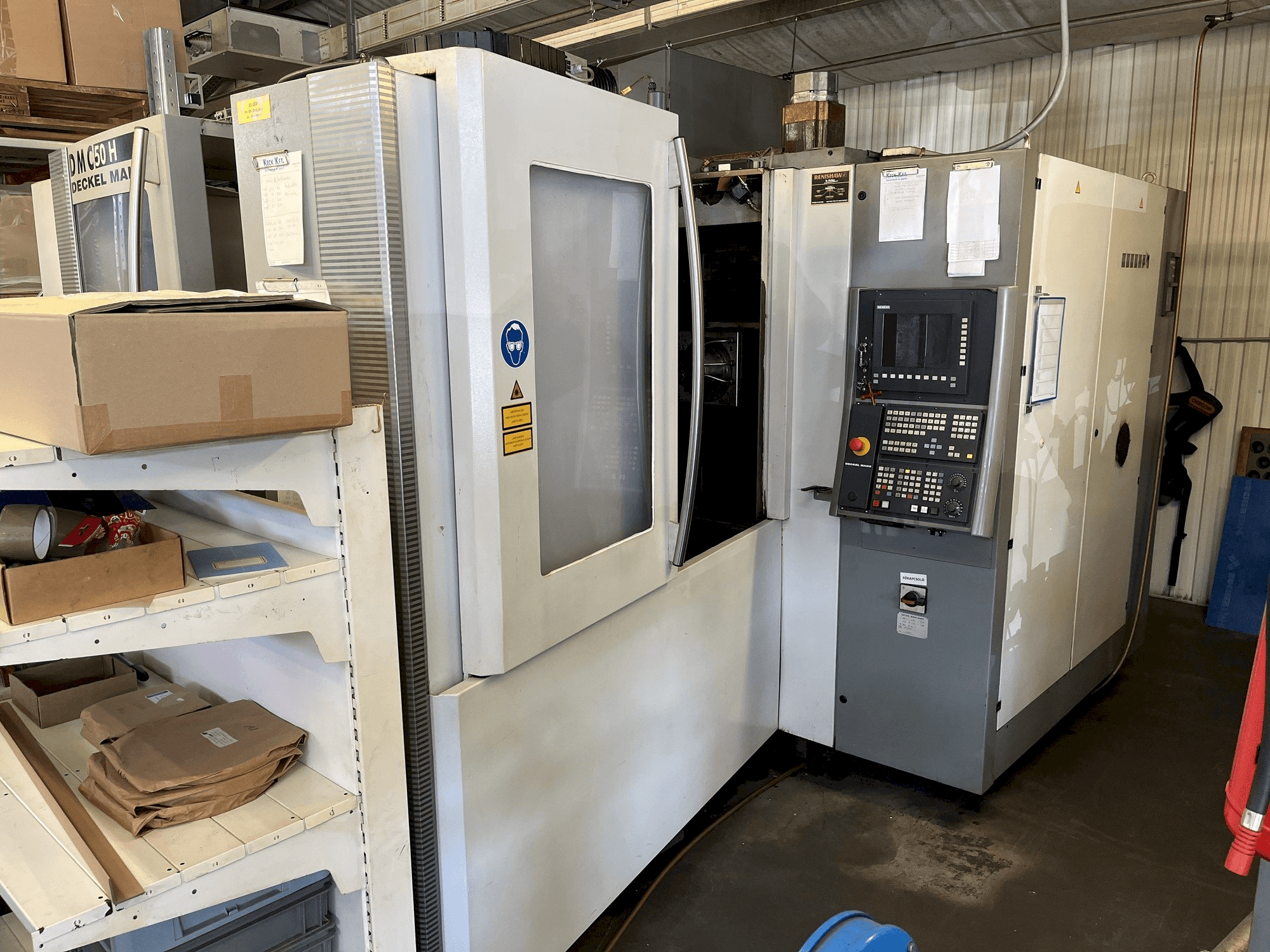 Front view of DMG MORI DMC 50H machine