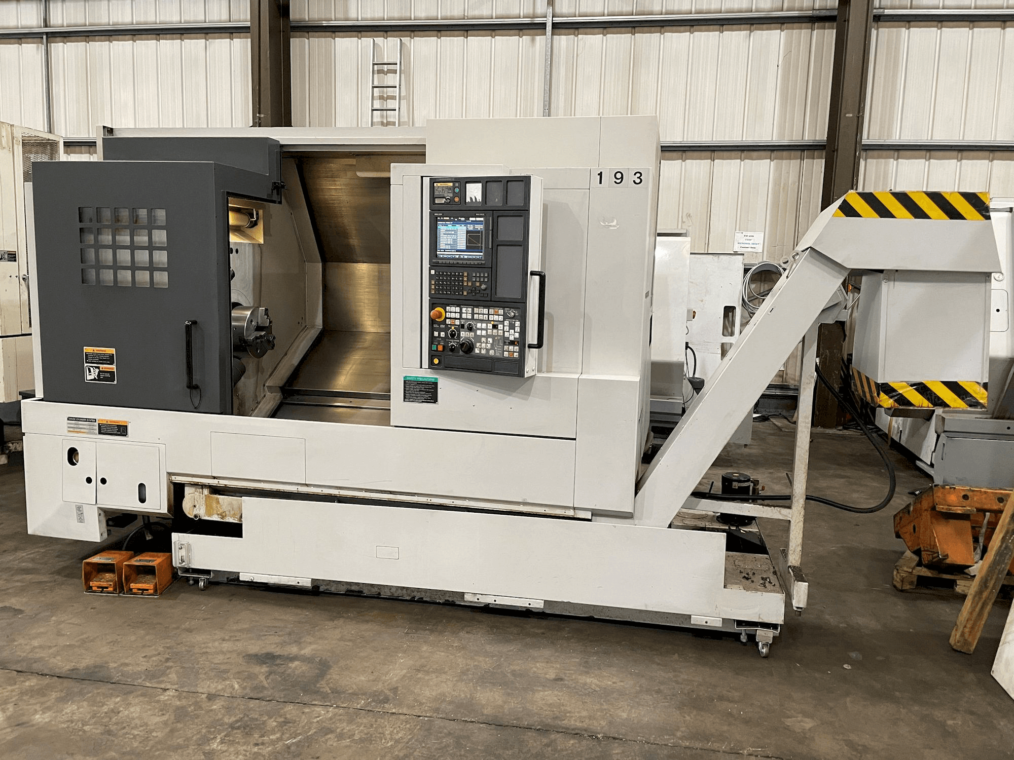 Front view of MORI SEIKI NL 2500/700 machine