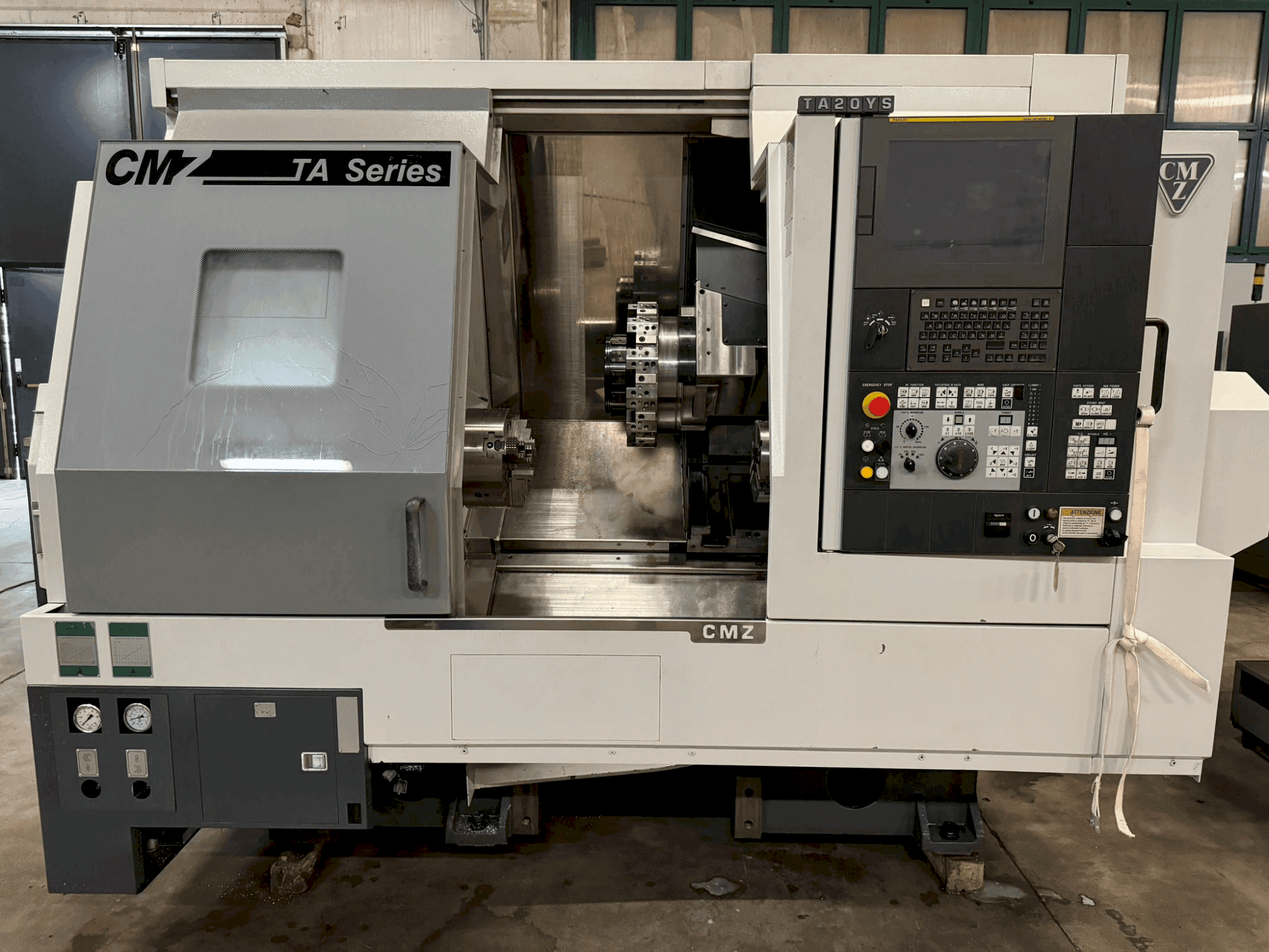 Front view of CMZ TA20YS machine