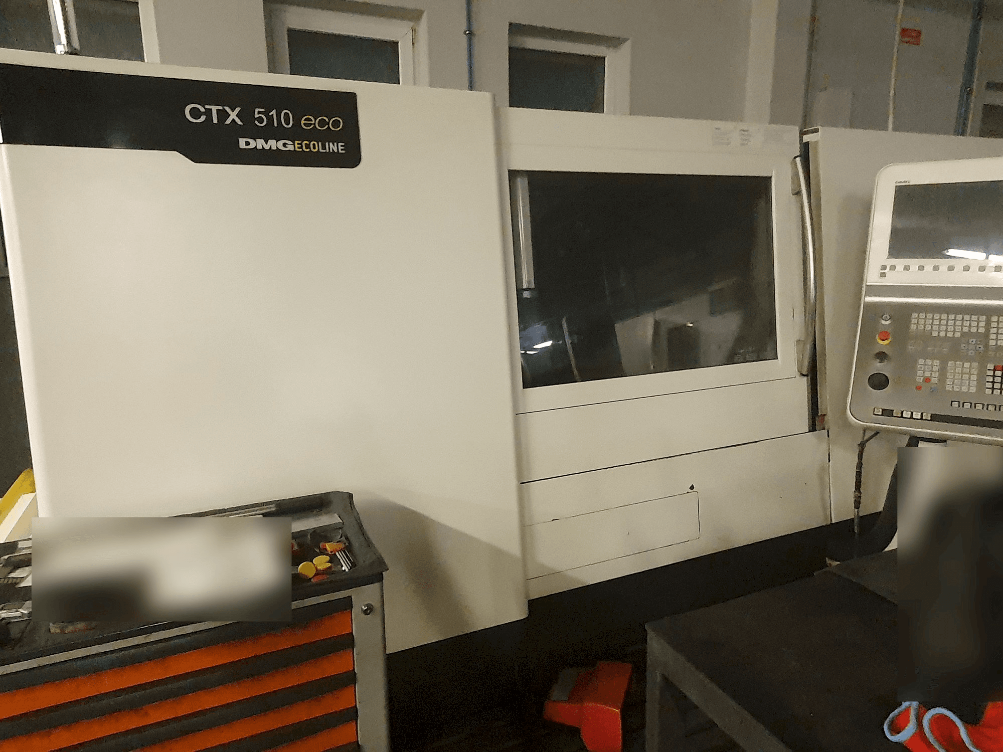 Front view of DMG GILDEMEISTER ecoline CTX 510 eco V3 machine