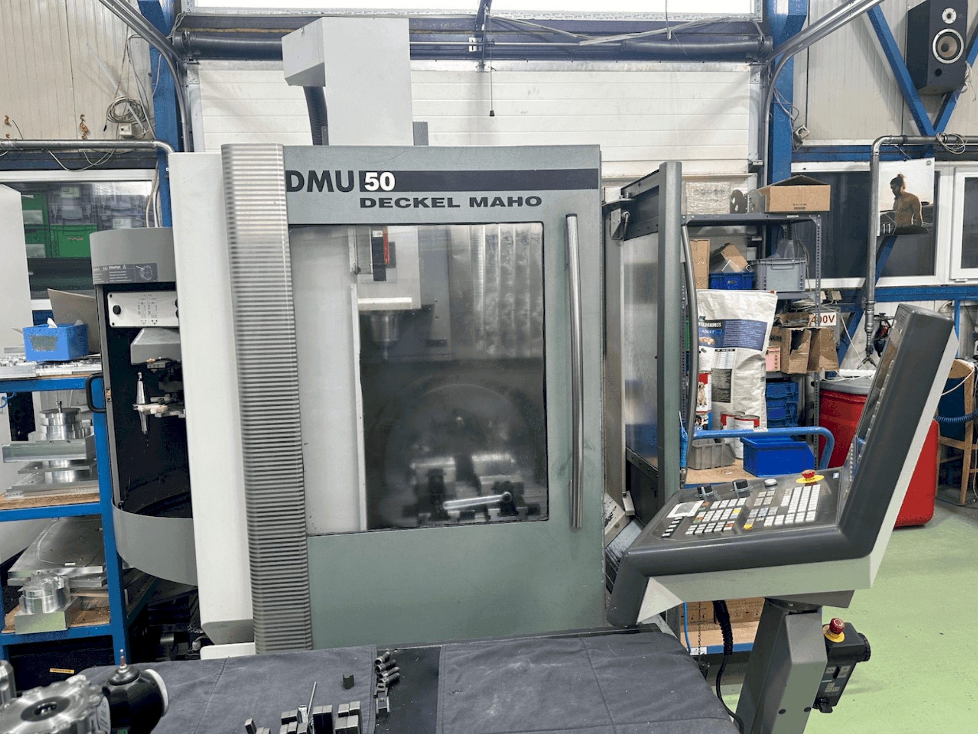 Front view of DECKEL MAHO DMU 50 machine