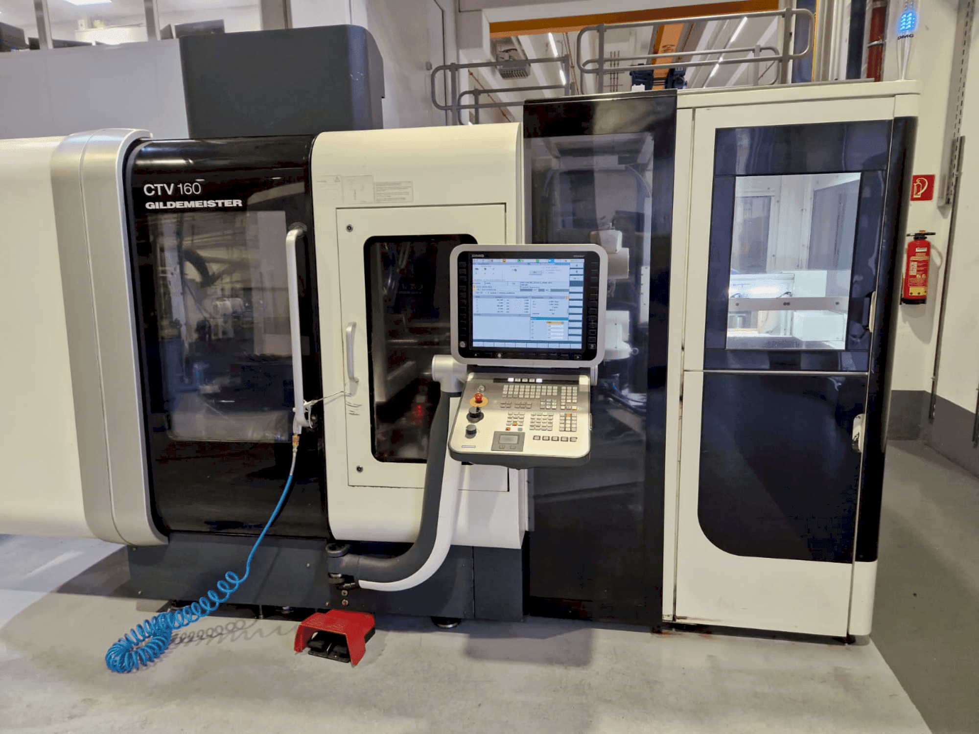 Front view of DMG Gildemeister CTV 160 machine