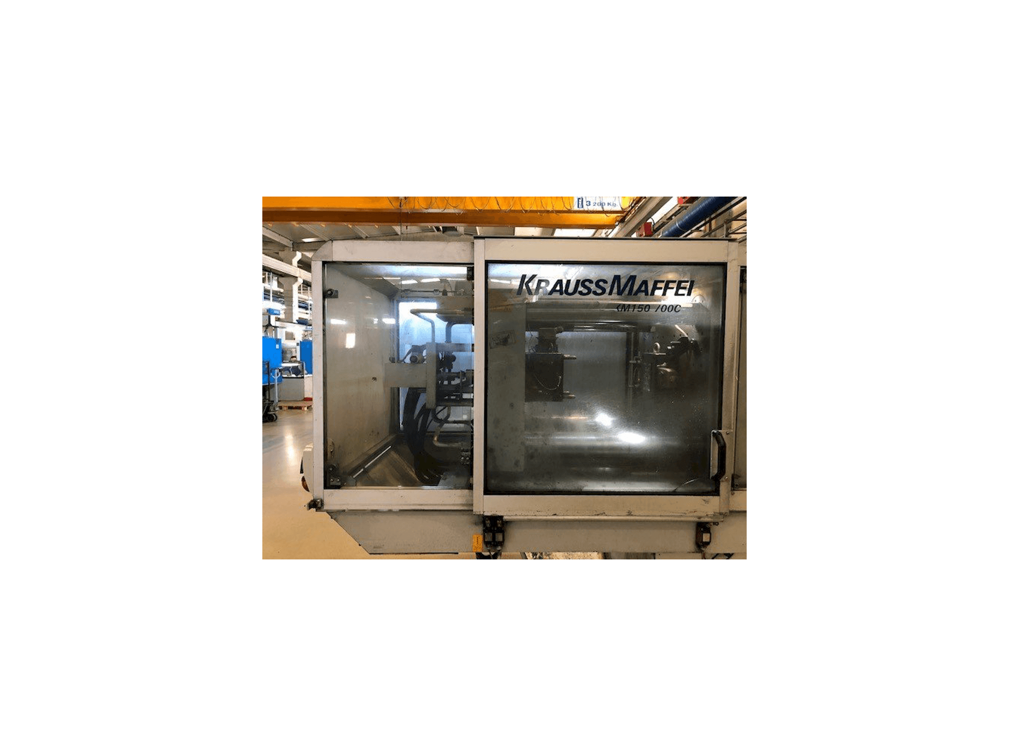 Front view of Krauss Maffei 150-700 C2 machine