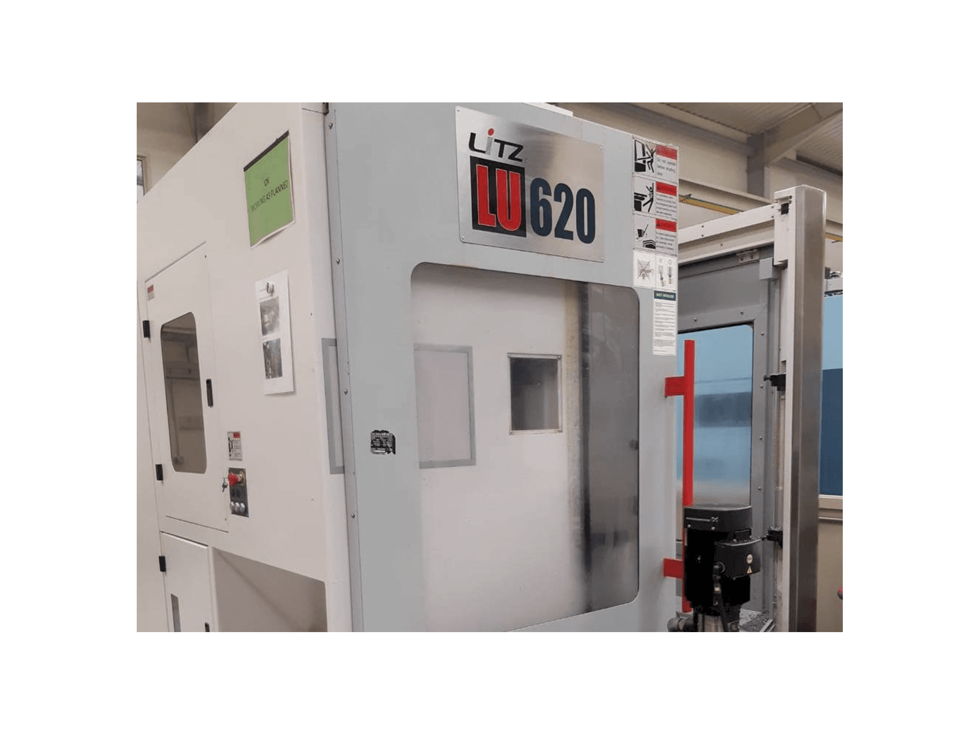 Front view of Litz LU 620 machine