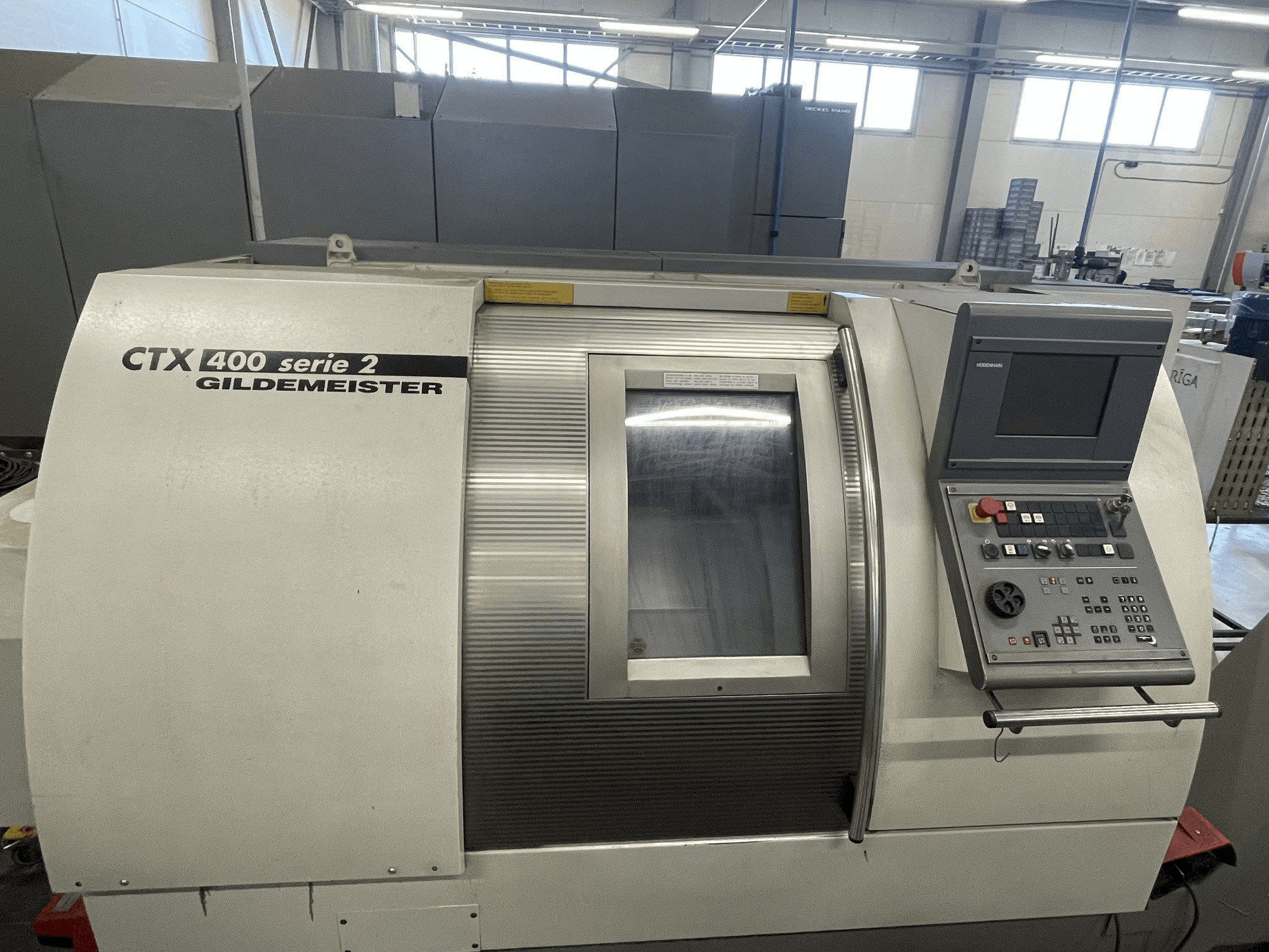 Front view of Gildemeister CTX 400 S2 machine