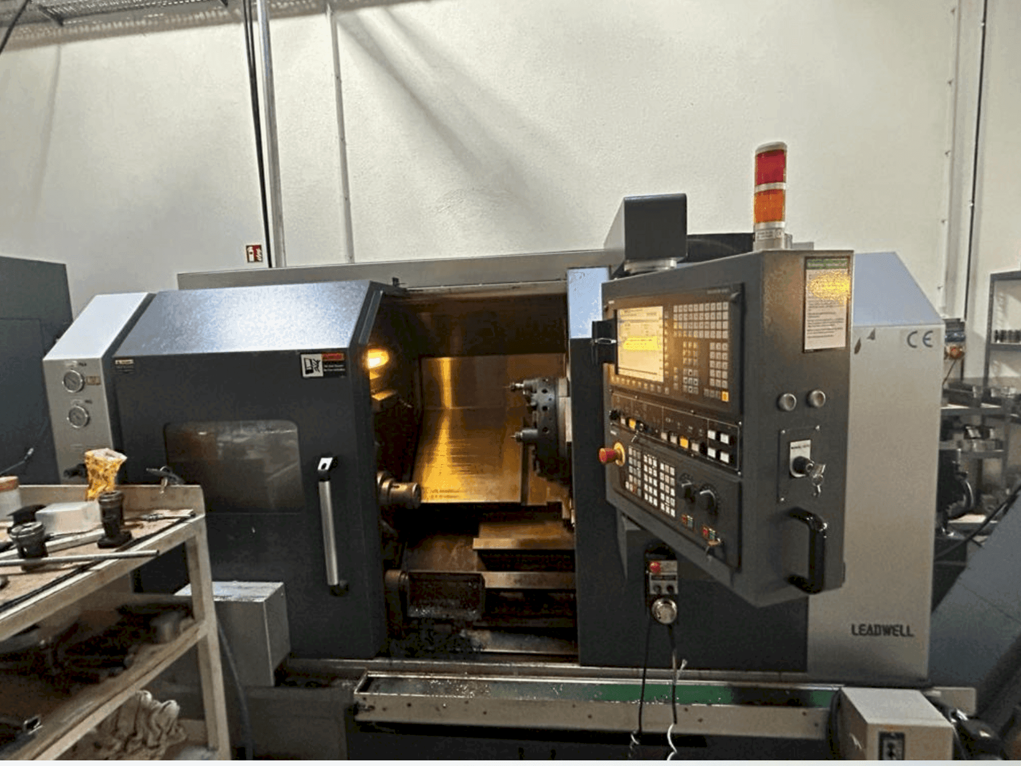 Front view of Gildemeister CTX600E machine