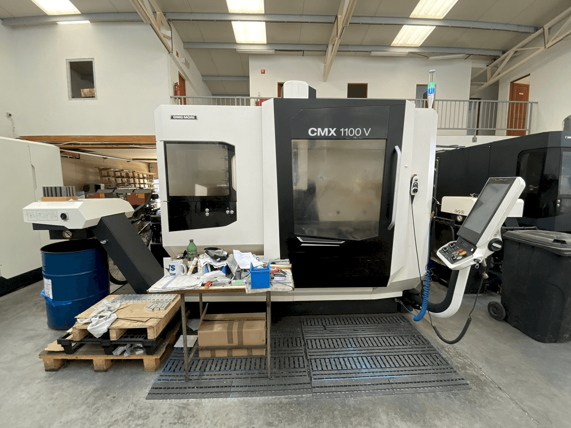 Front view of DMG MORI CMX 1100 machine