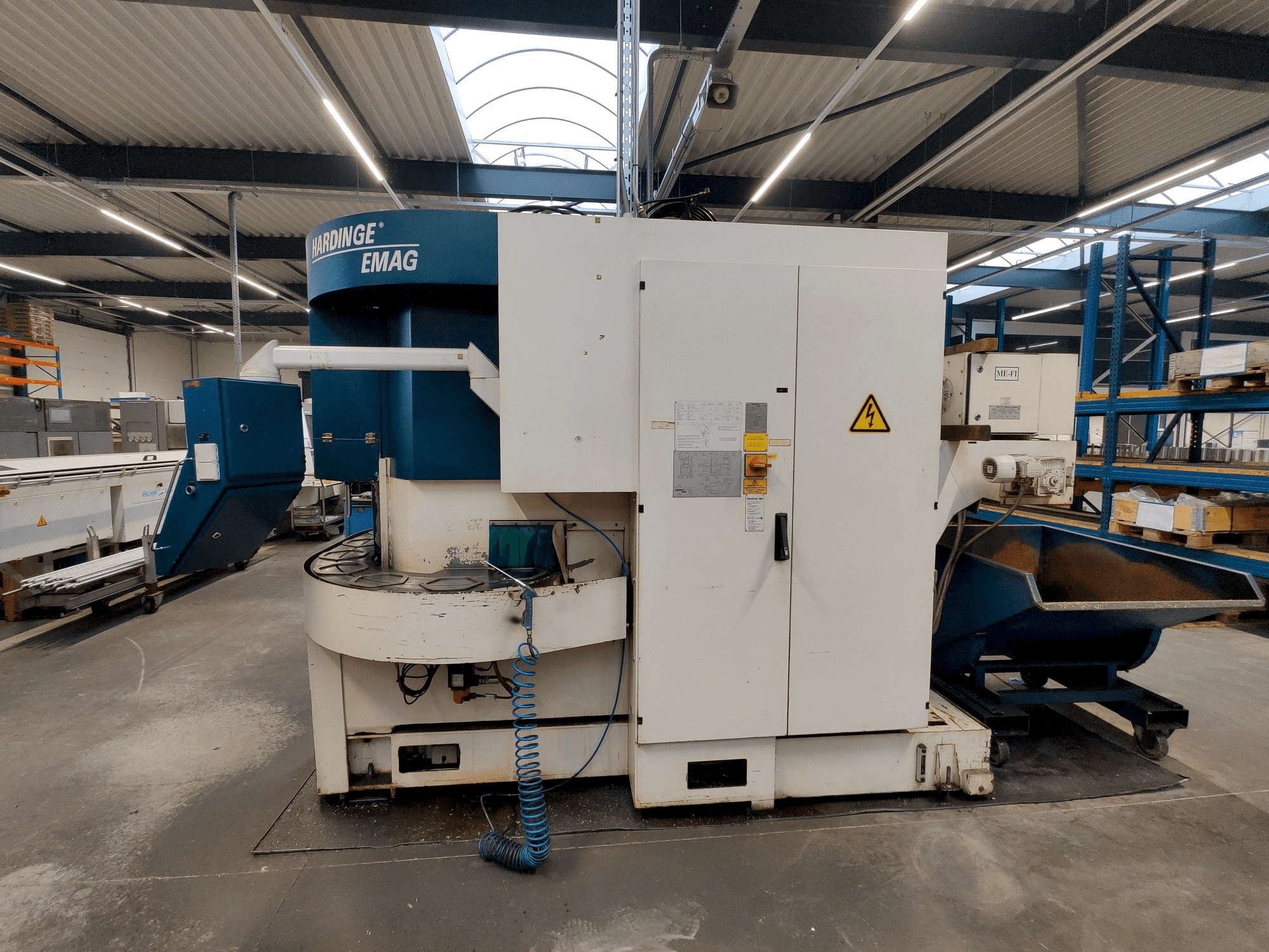 Front view of Hardinge Emag VL 5 machine