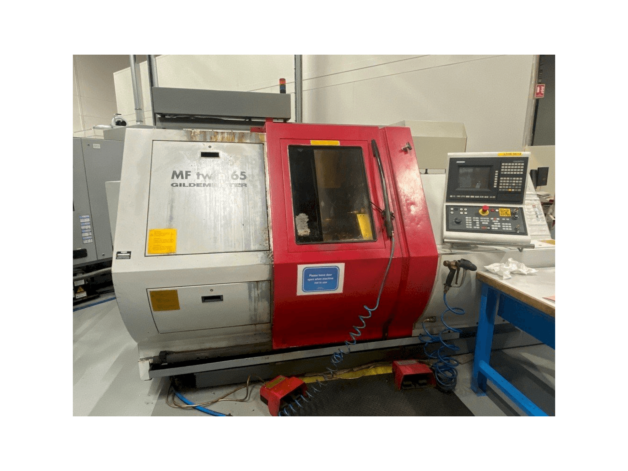 Front view of Gildemeister MF65 Twin machine