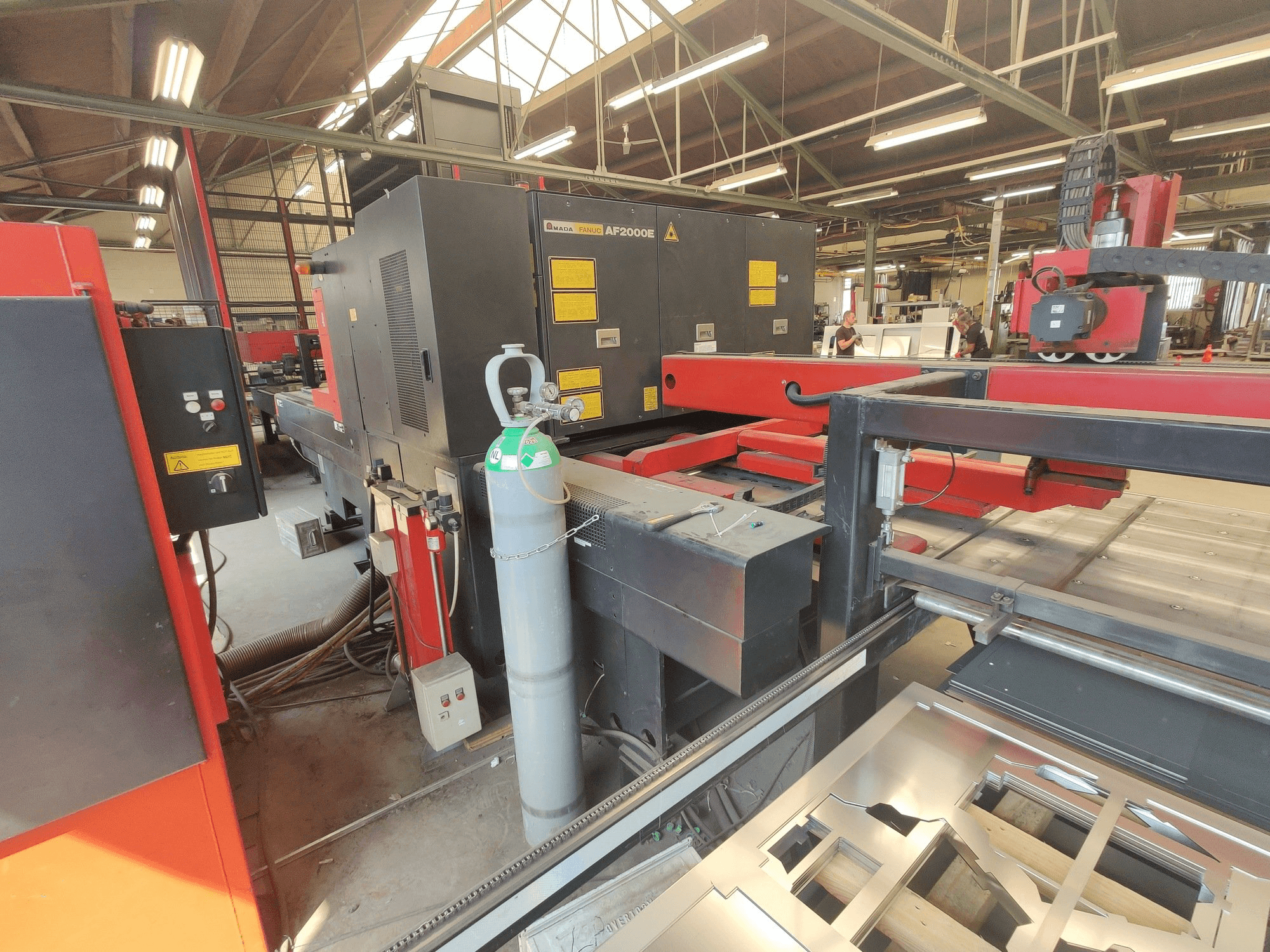 Front view of AMADA LC 2415 A3 machine