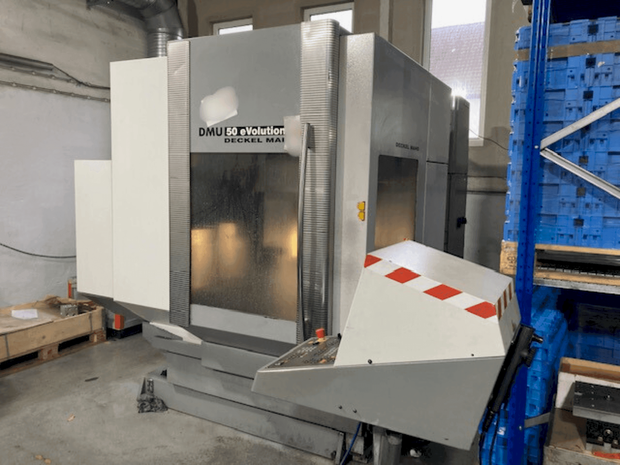 Front view of DMG MORI DMU 50 evolution machine