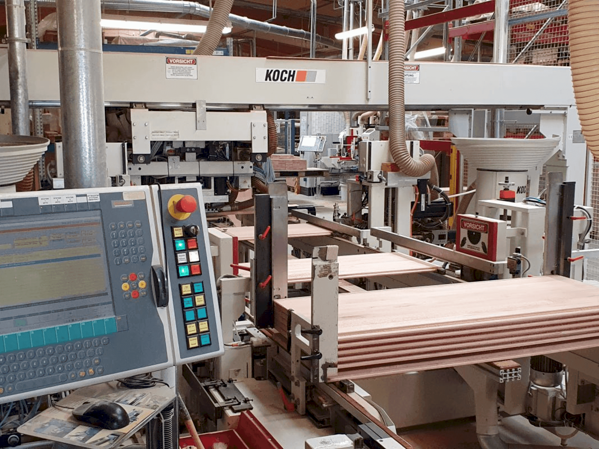 Front view of KOCH SBD-60-PTP machine