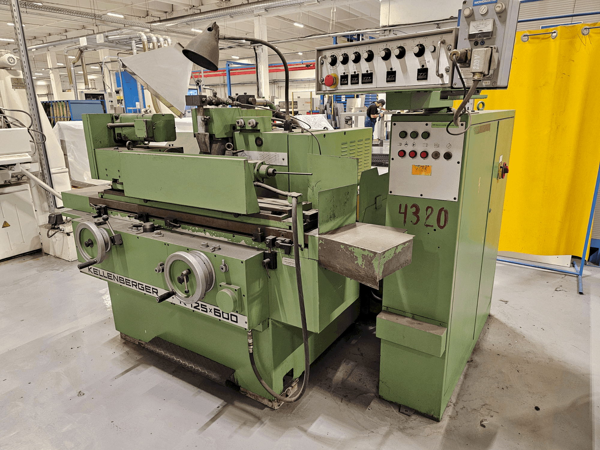 Front view of KELLENBERGER R125 x 600 machine