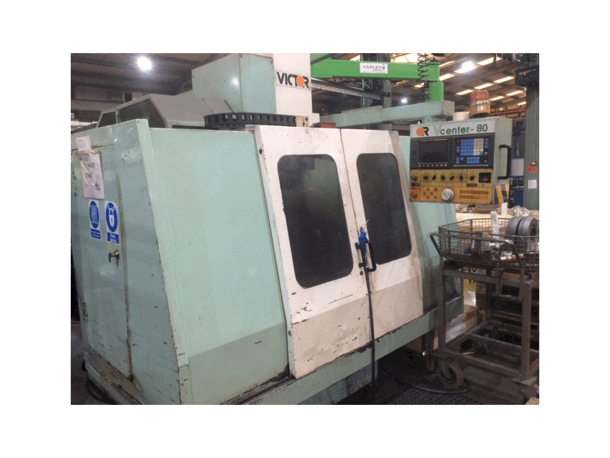 Front view of Victor V Centre-80 machine