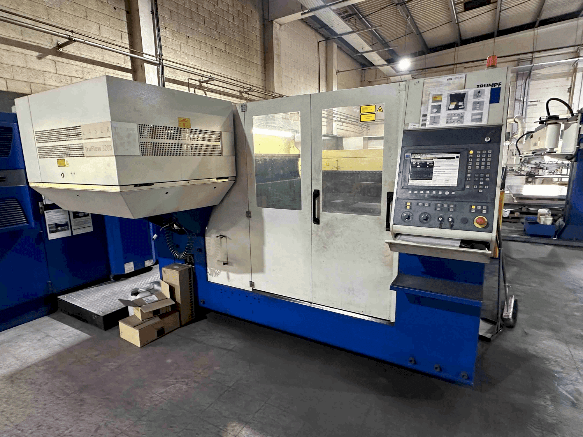 Front view of TRUMPF Trulaser 3030 machine