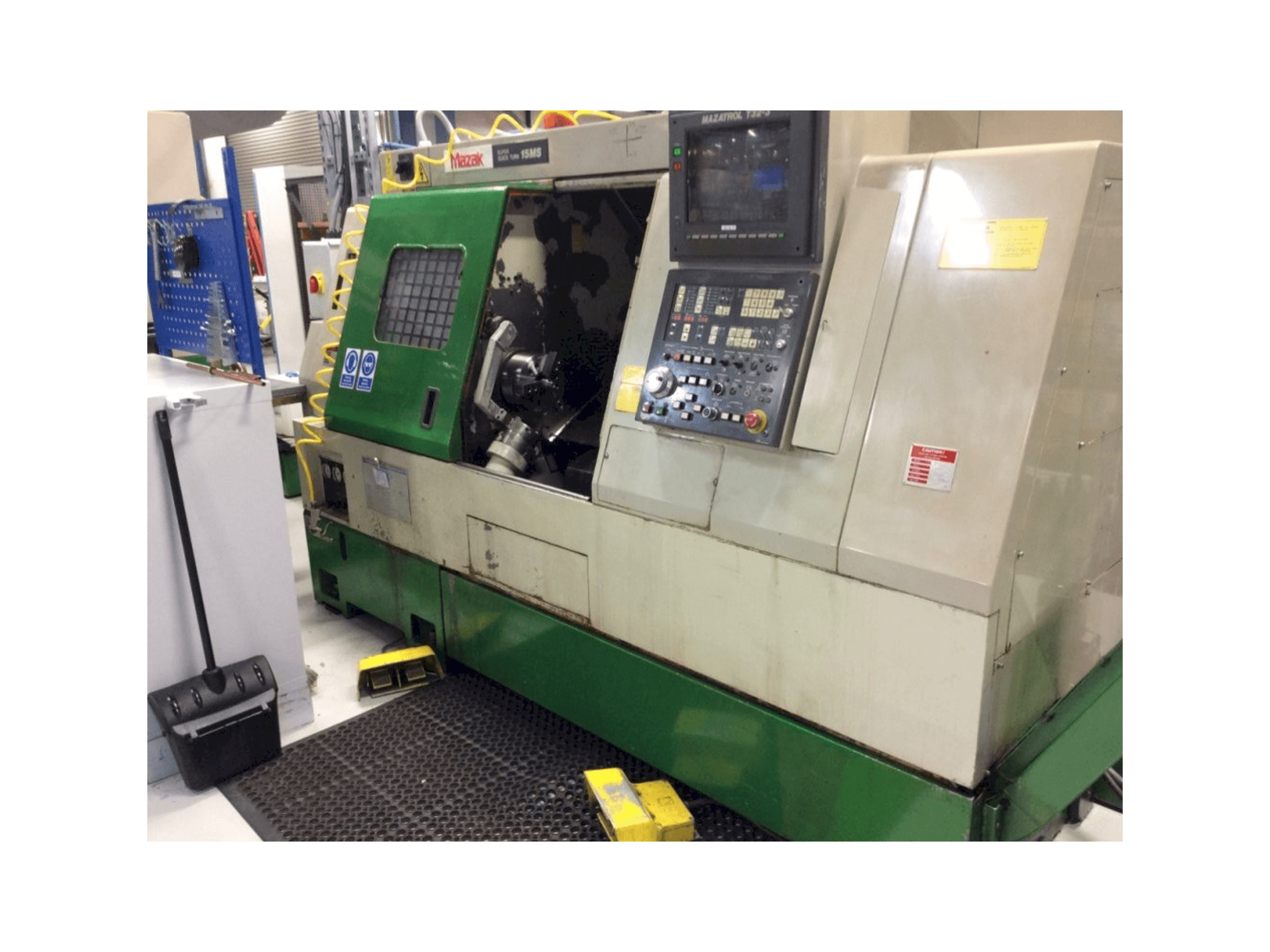 Front view of Mazak Super QuickTurn 15MS machine