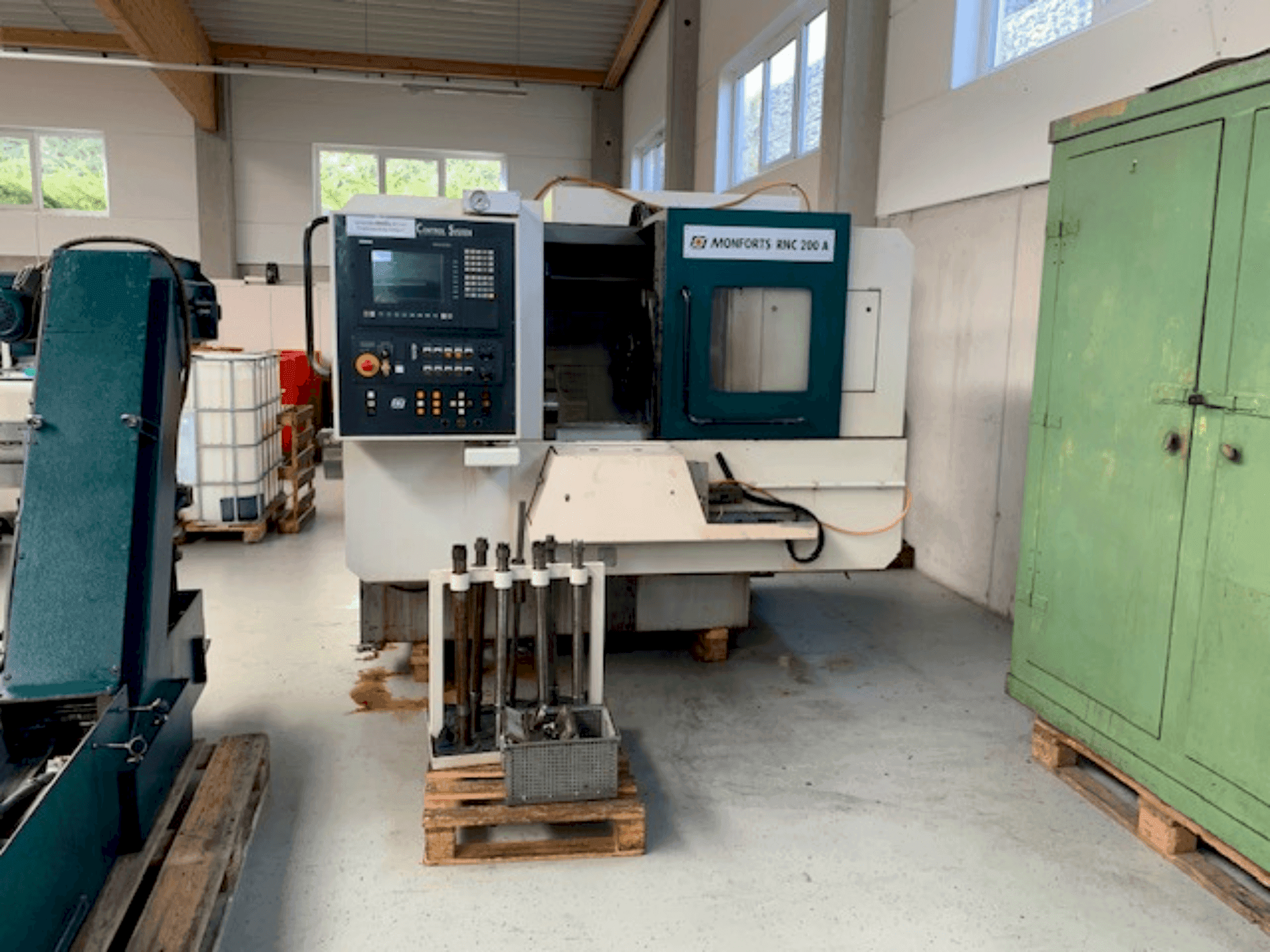 Front view of Monforts RNC 200A machine