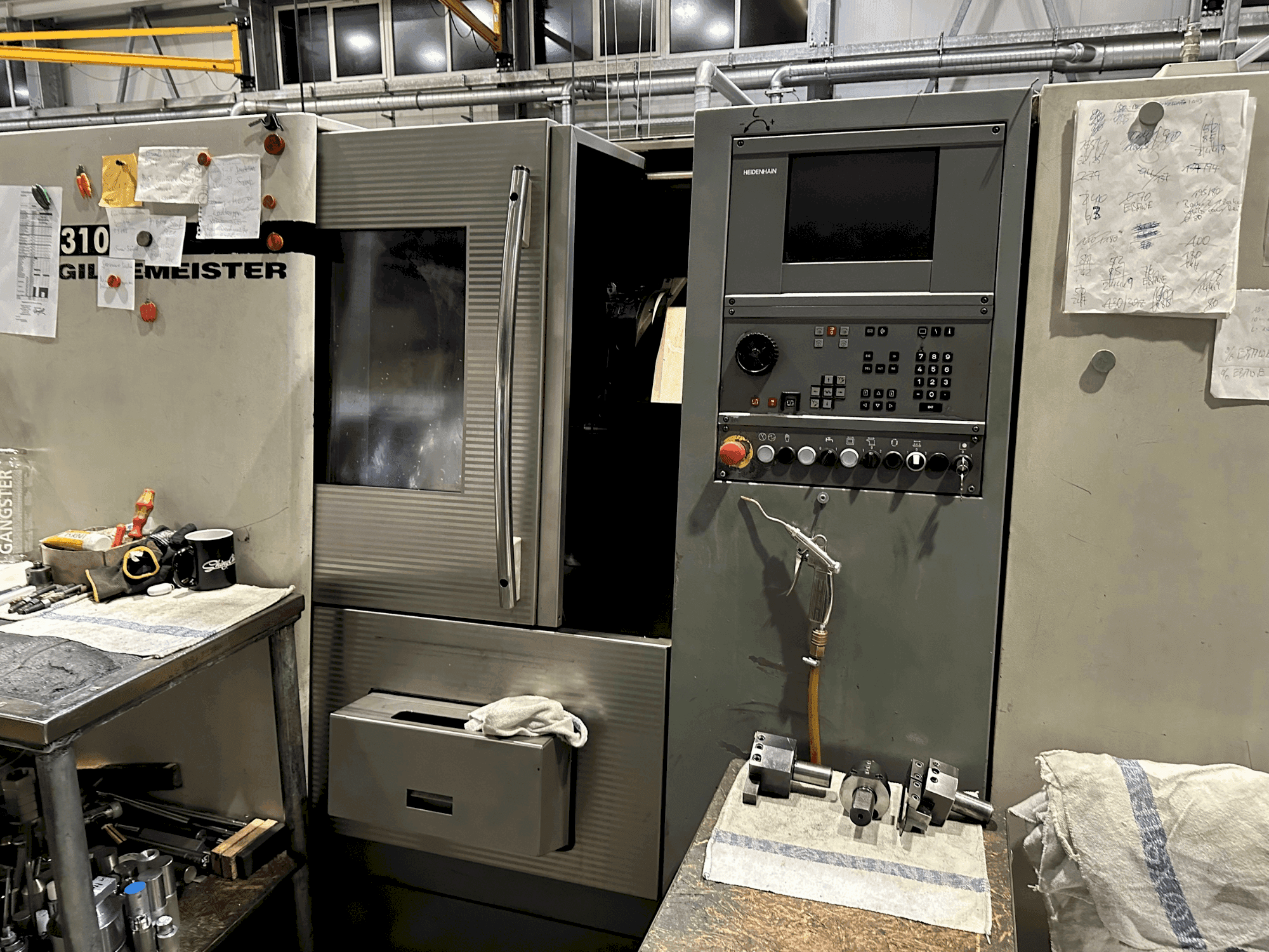 Front view of Gildemeister CTX 310 machine