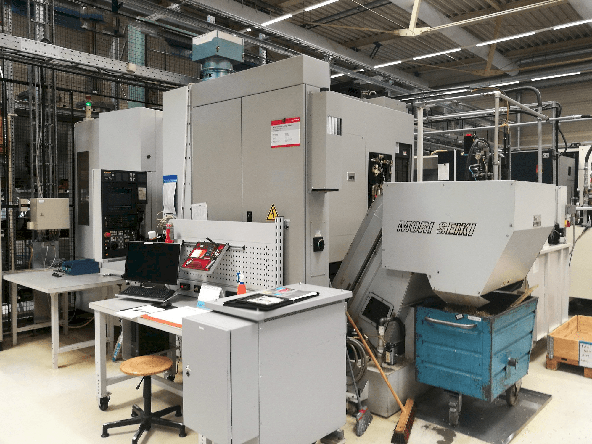 Front view of MORI SEIKI NH 5000 machine
