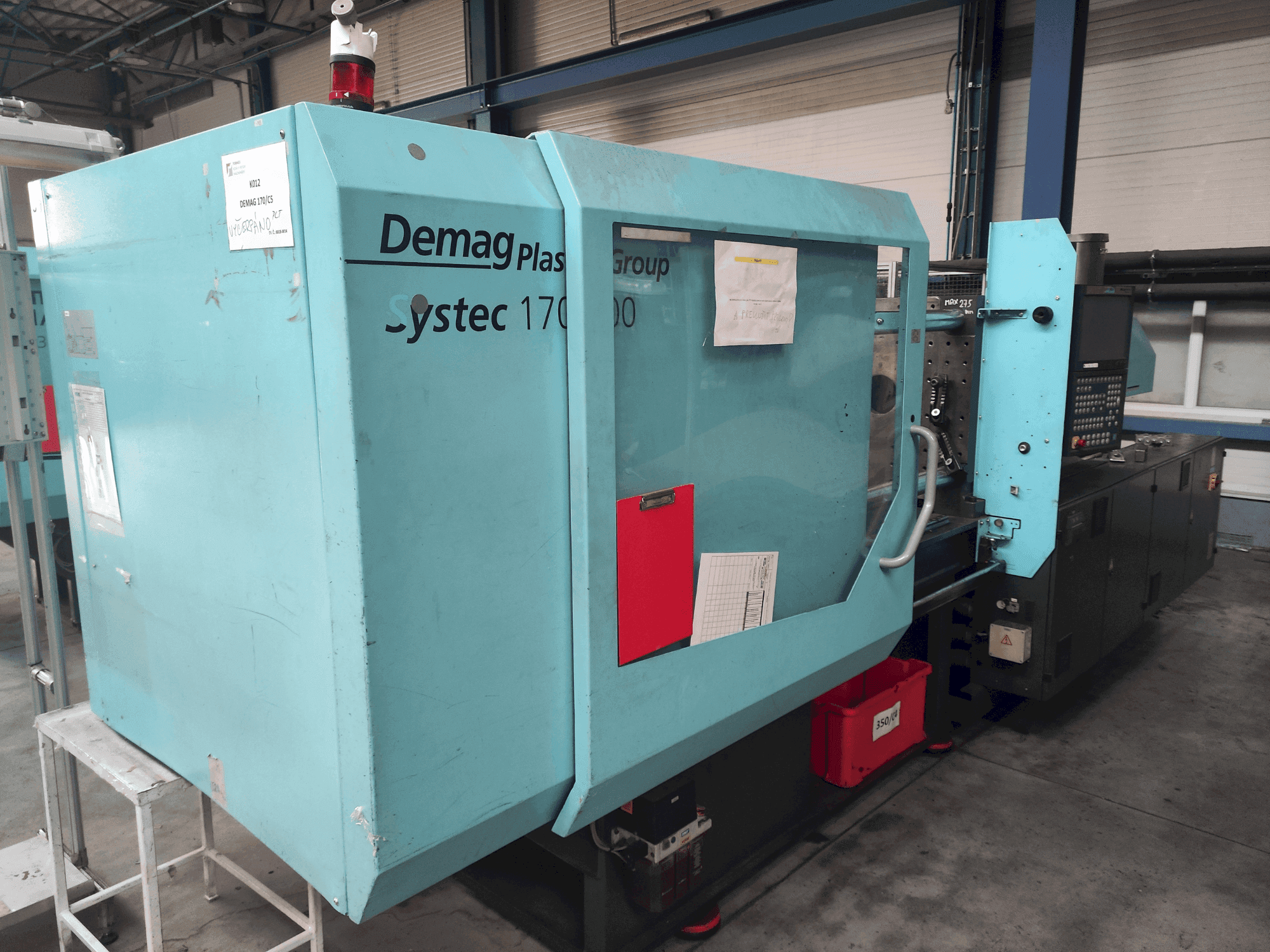 Front view of DEMAG Systec 170/520-600 machine