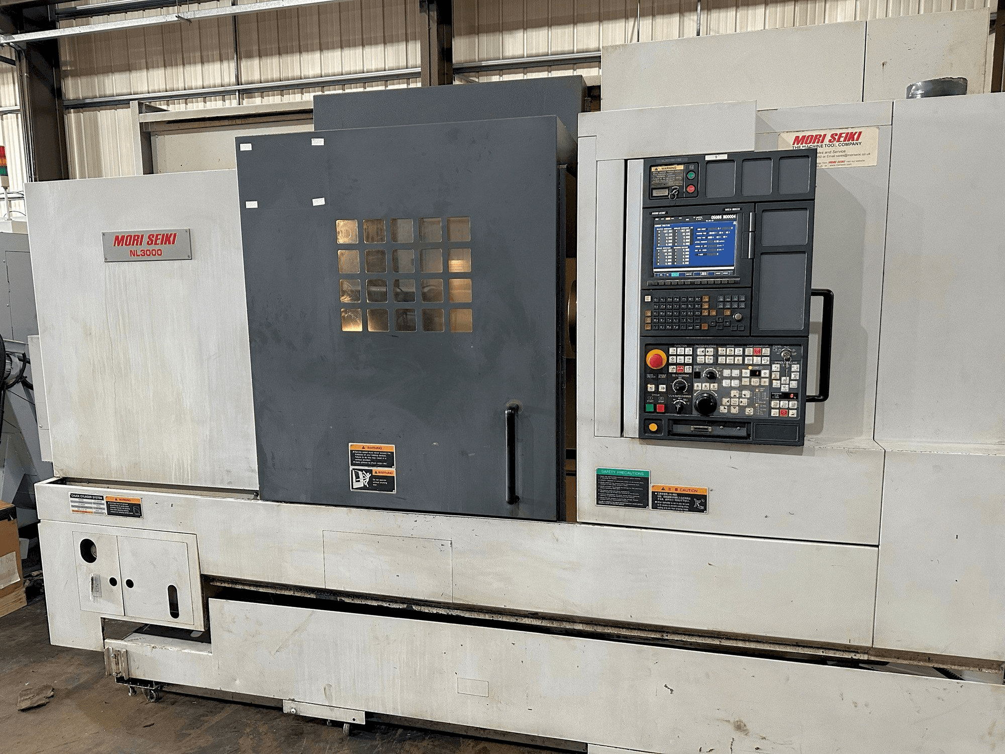 Front view of MORI SEIKI NL3000Y/700 machine
