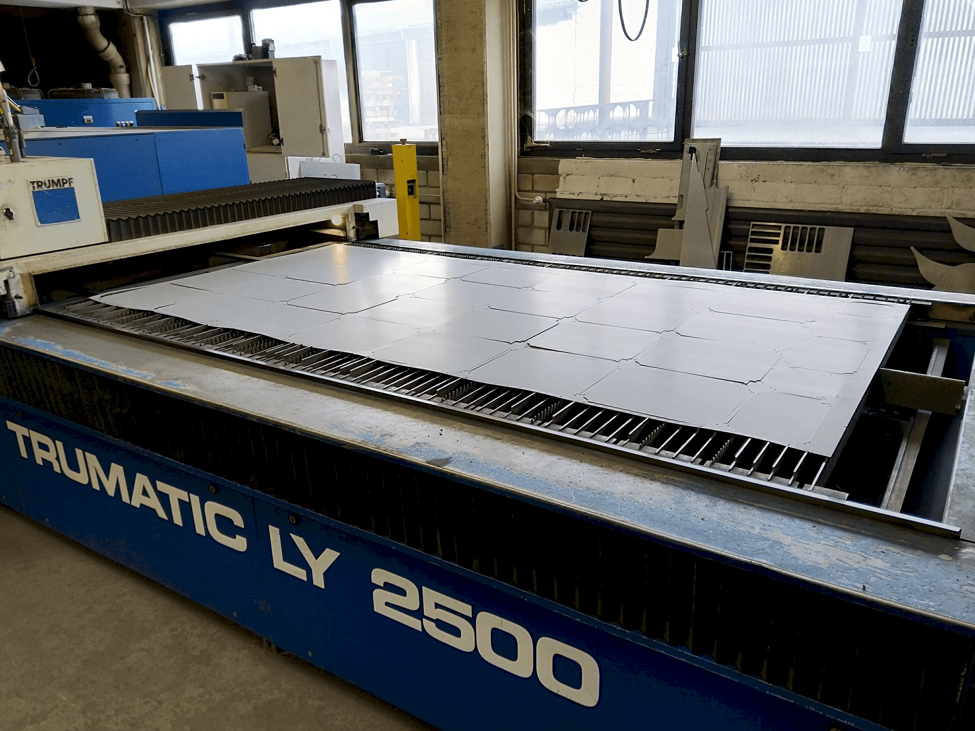 Front view of Trumpf Trumatic LY2500 machine
