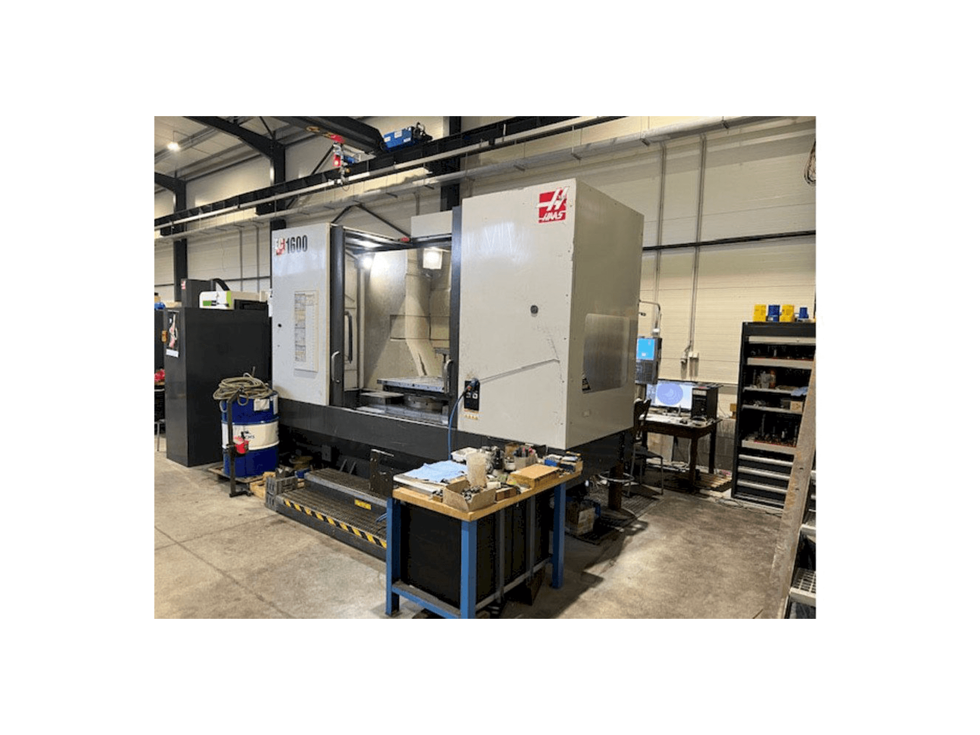 Front view of HAAS EC-1600 machine