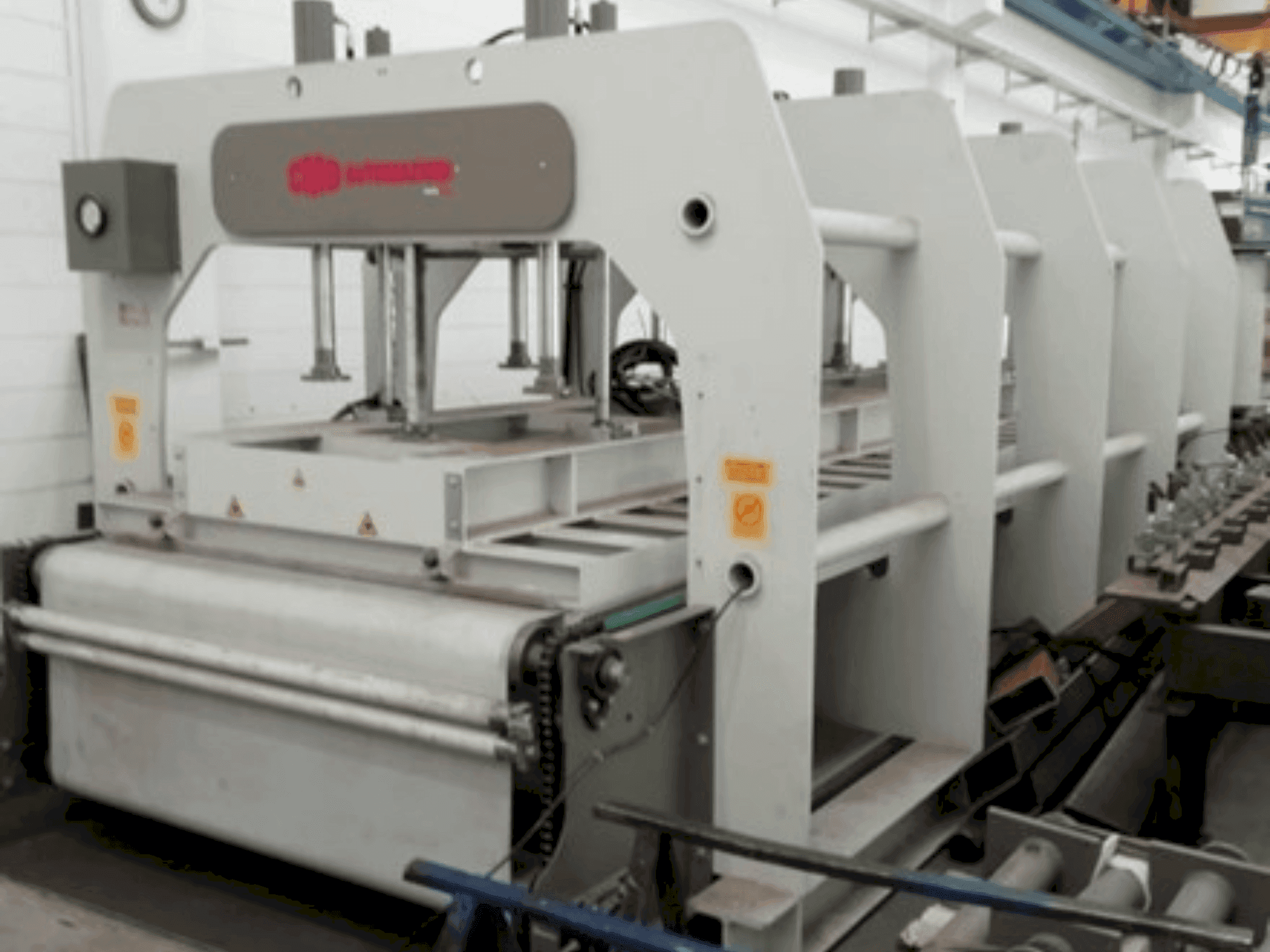 Front view of CMB PFR-CCL machine