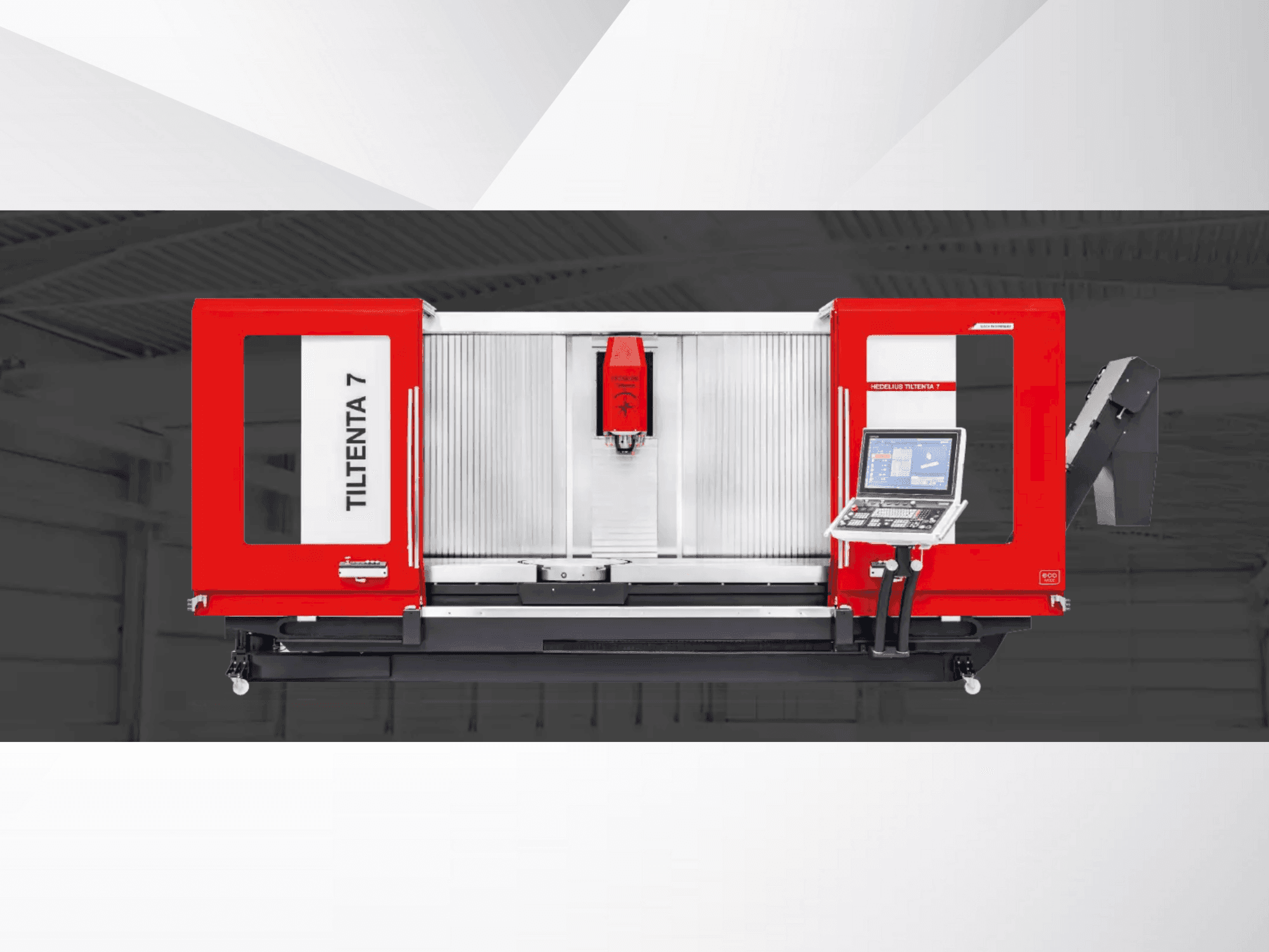 Front view of HEDELIUS Tiltenta 7 machine