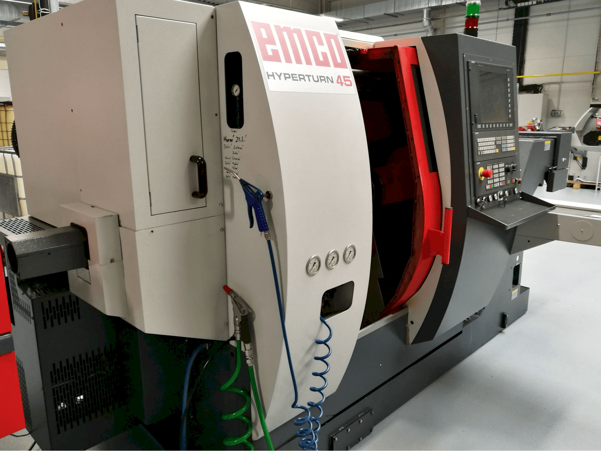 Left view of EMCO HYPERTURN 45 Machine